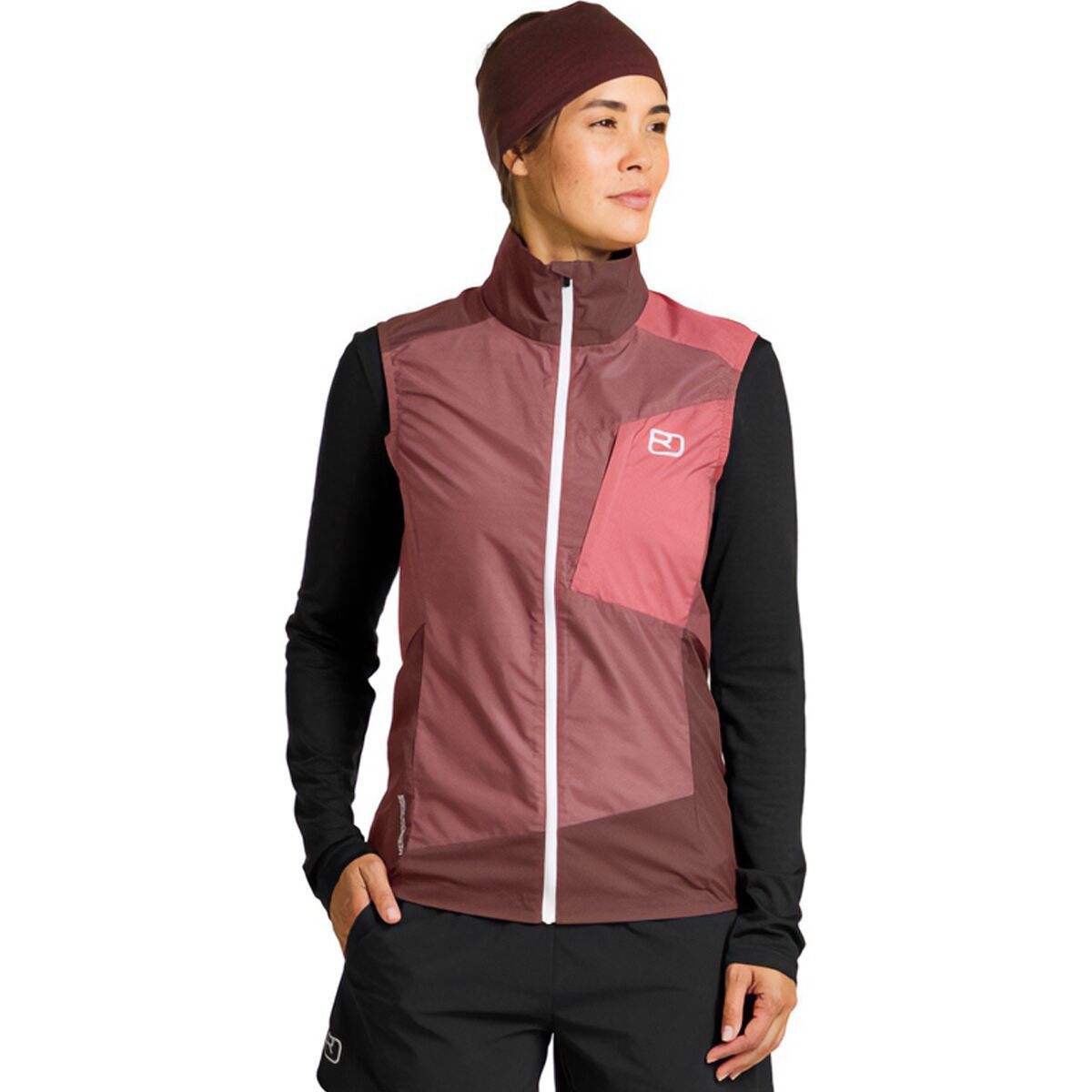 Image of Ortovox Windbreaker Vest - Women's Mountain Rose, S