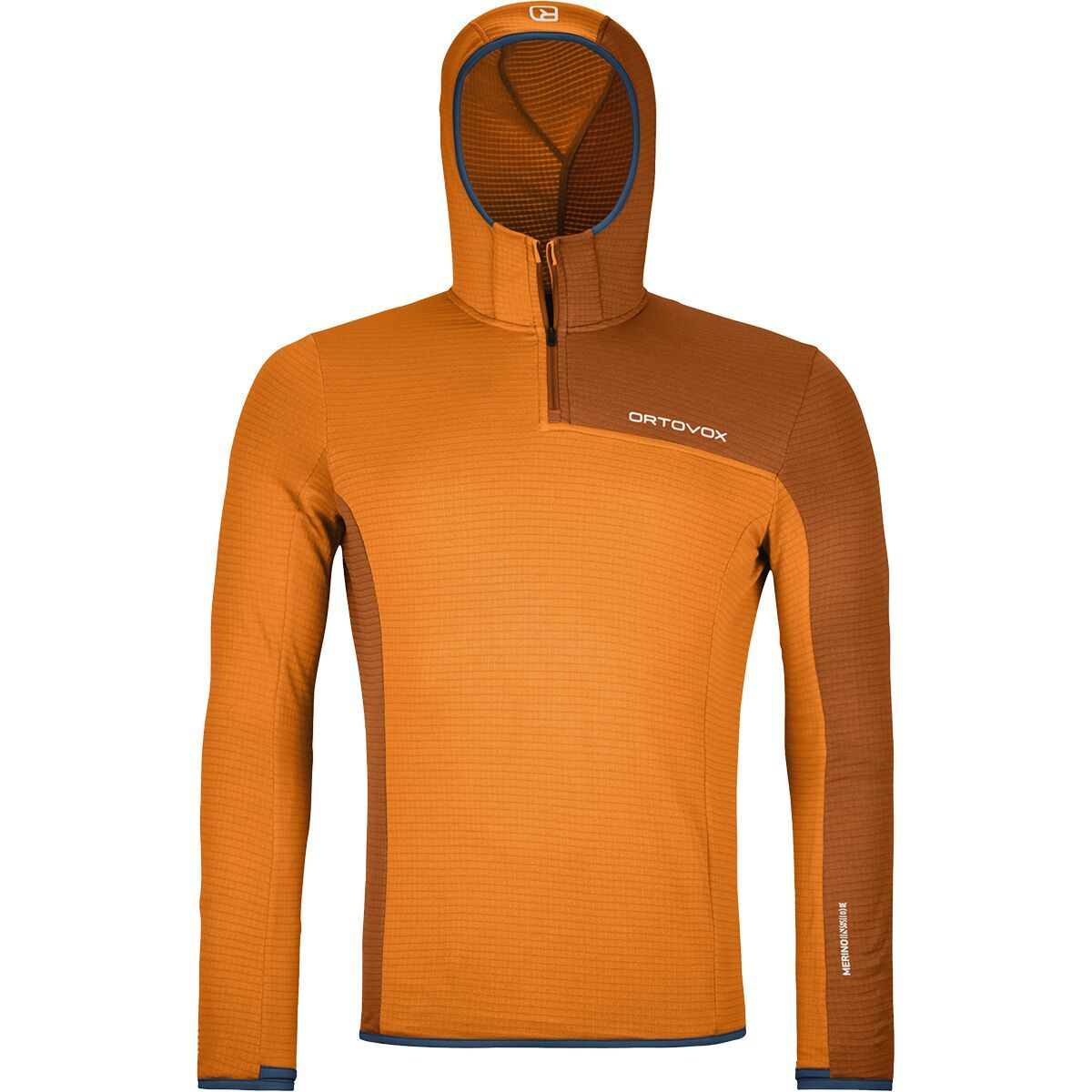 Ortovox Fleece Light Grid ZN Hooded Jacket - Men's Sly Fox, XL