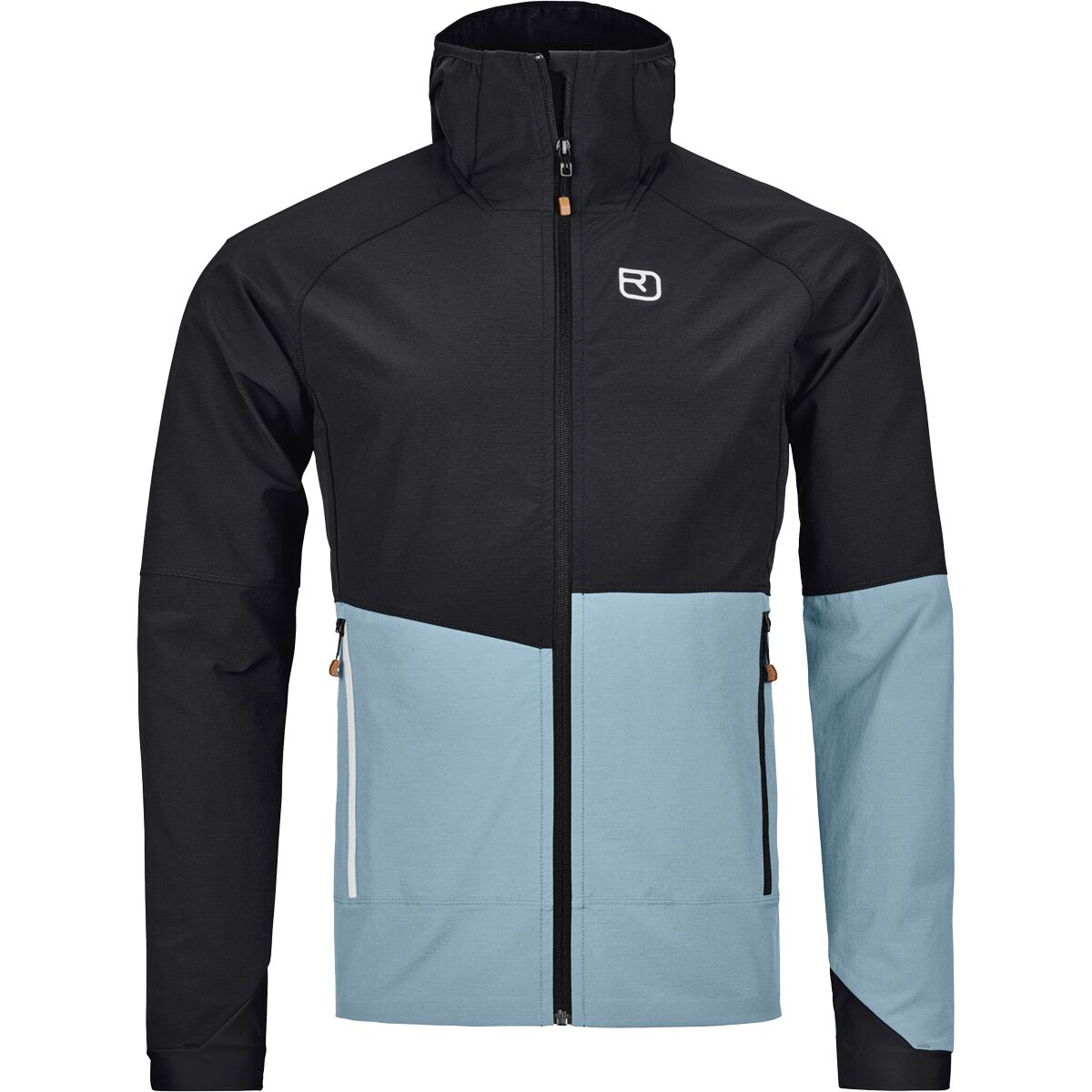 Image of Ortovox Punta Berrino Hooded Jacket - Men's Black Raven, XL