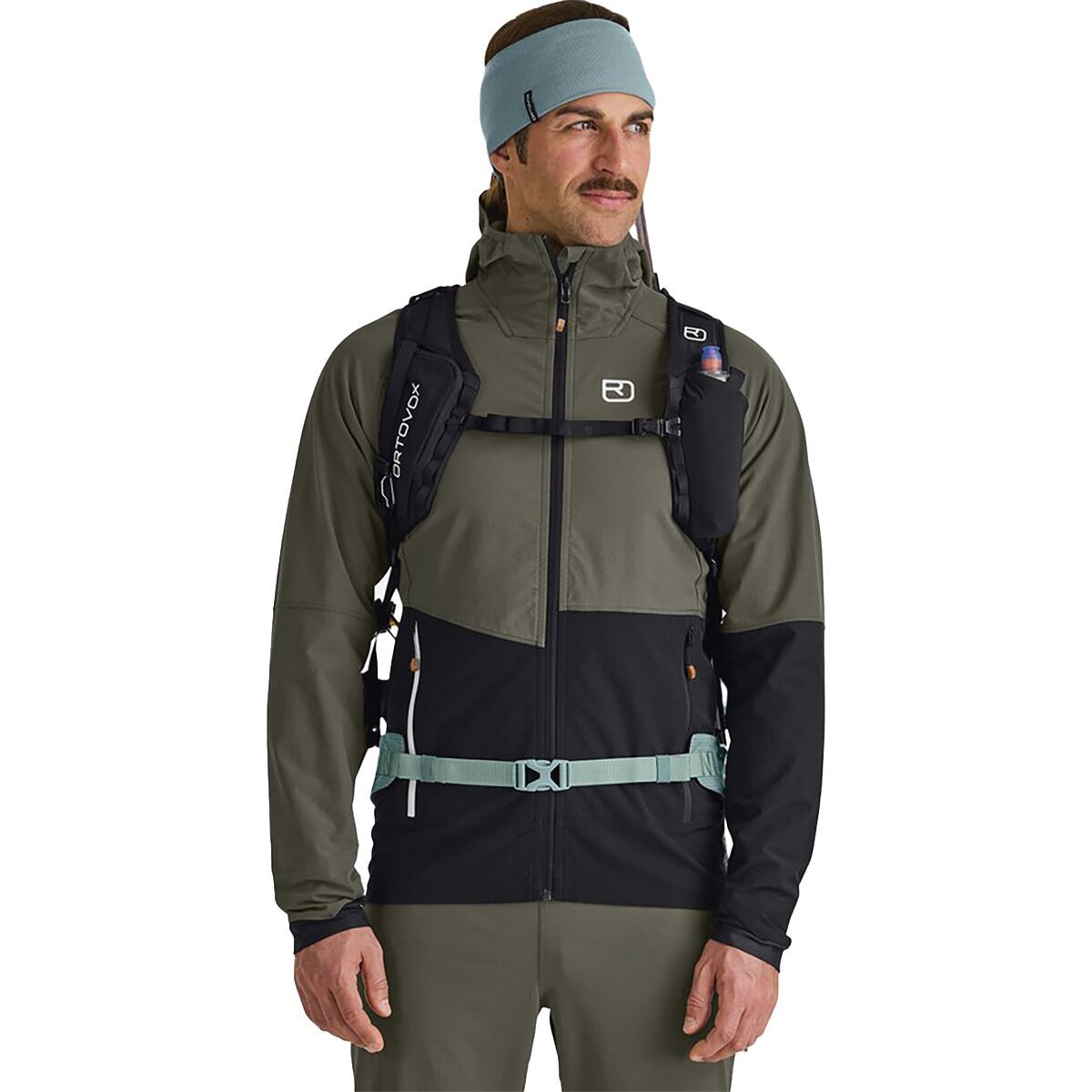 Image of Ortovox Punta Berrino Hooded Jacket - Men's Dark Wild Herbs, L