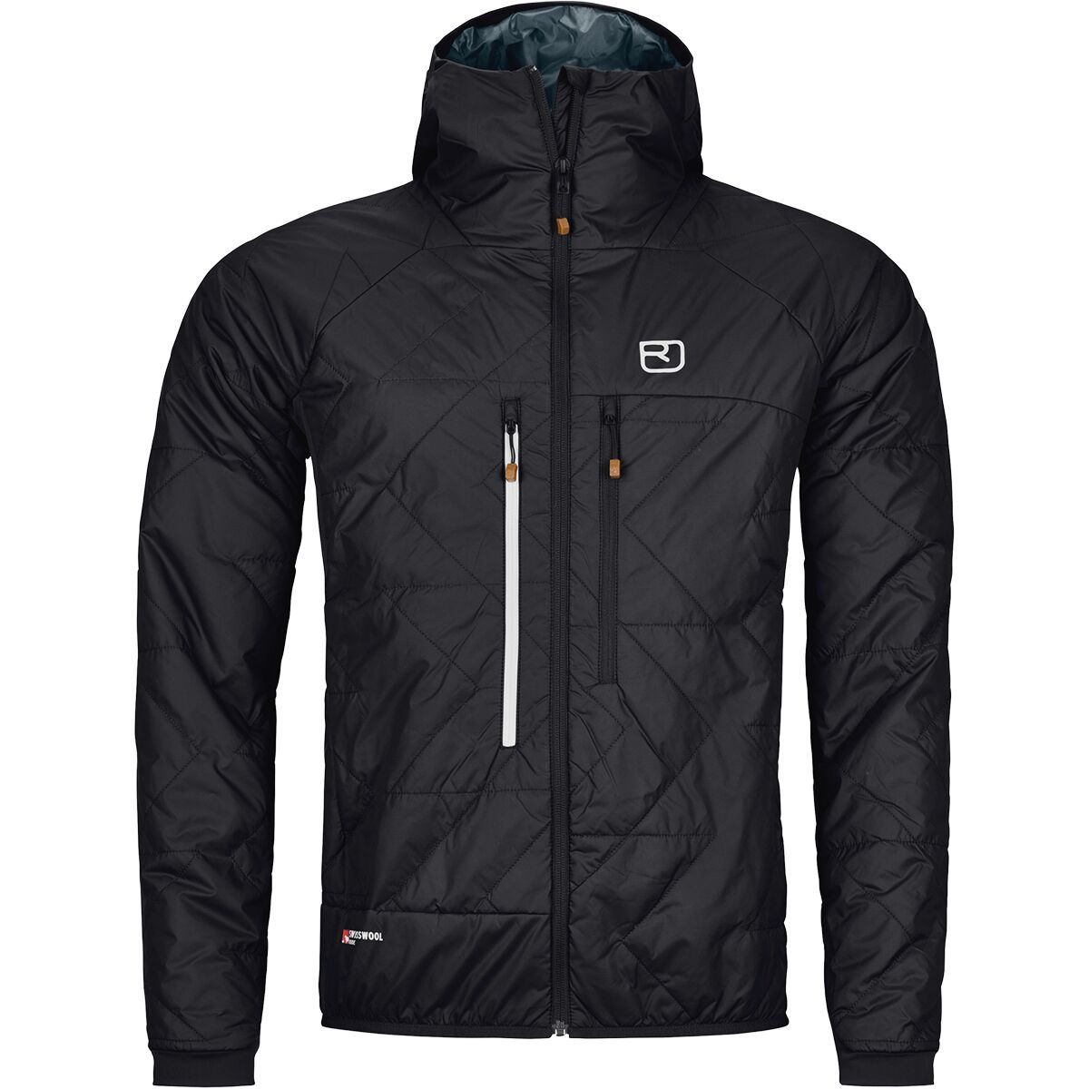 Image of Ortovox Swisswool Piz Boe Jacket - Men's Black Raven, M