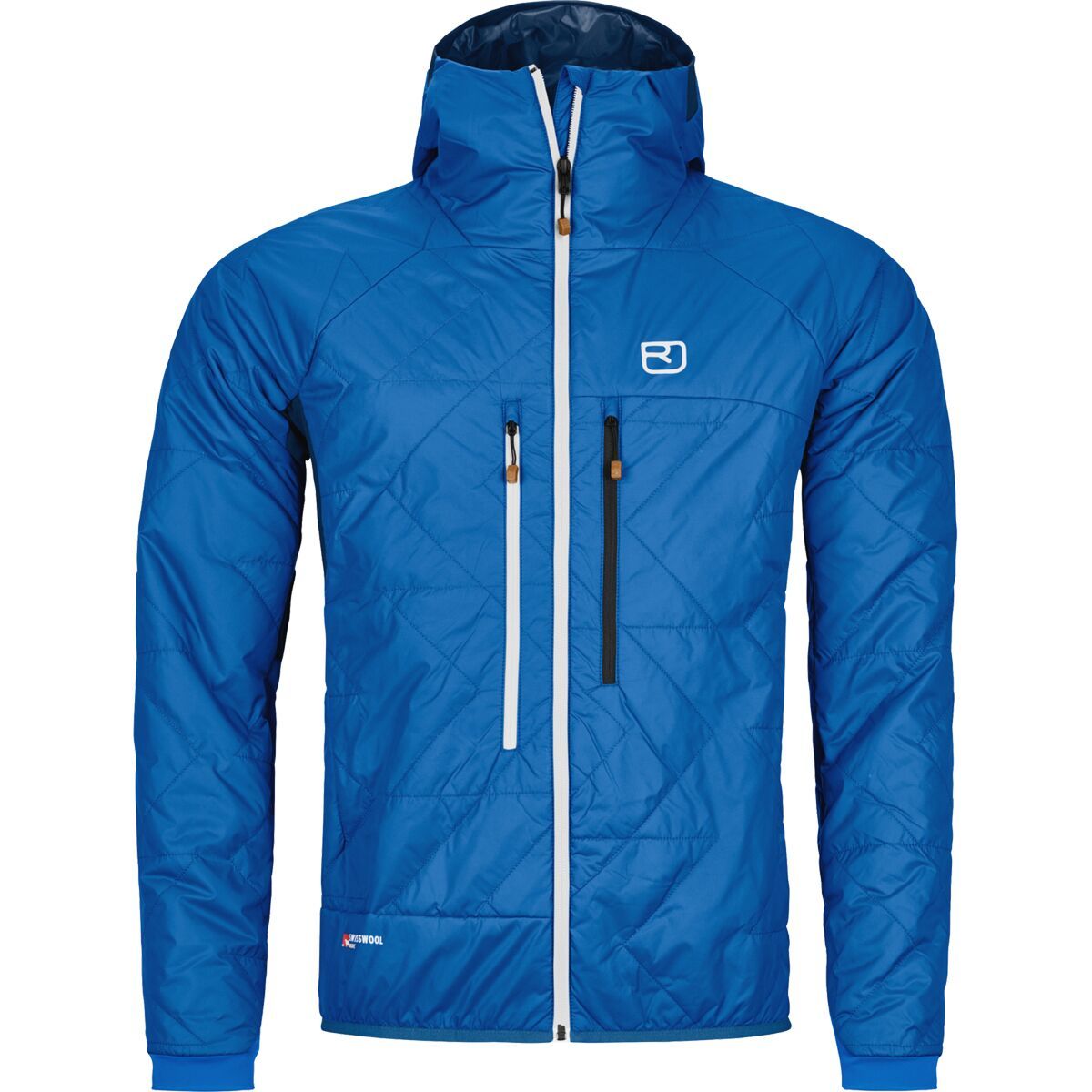 Image of Ortovox Swisswool Piz Boe Jacket - Men's Blue Note, S