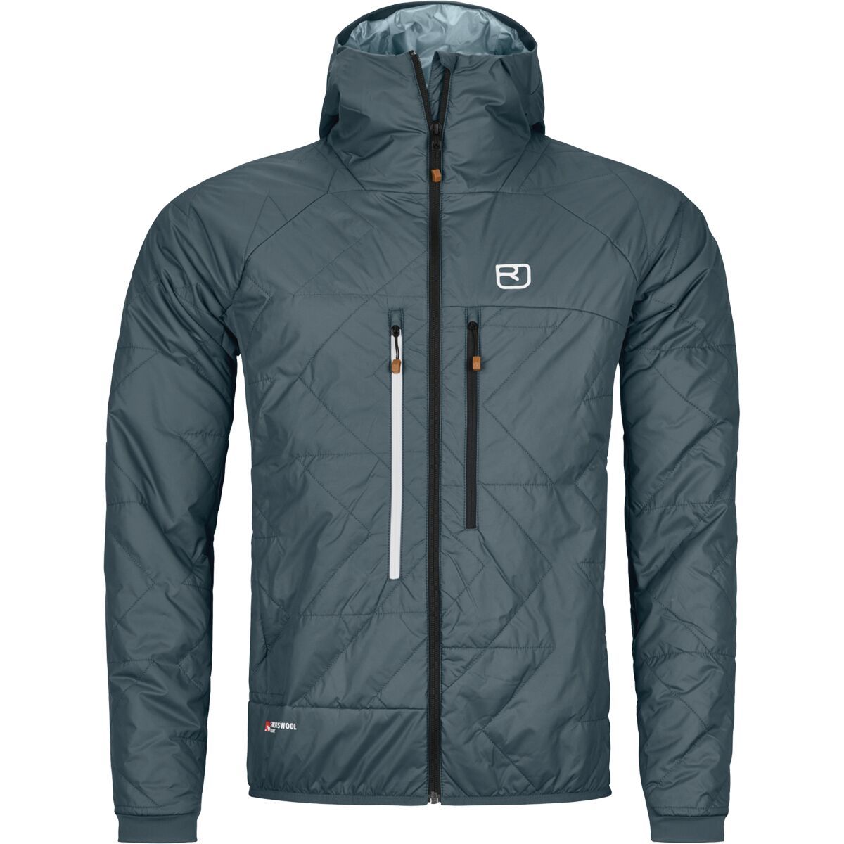 Image of Ortovox Swisswool Piz Boe Jacket - Men's Dark Arctic Grey, L