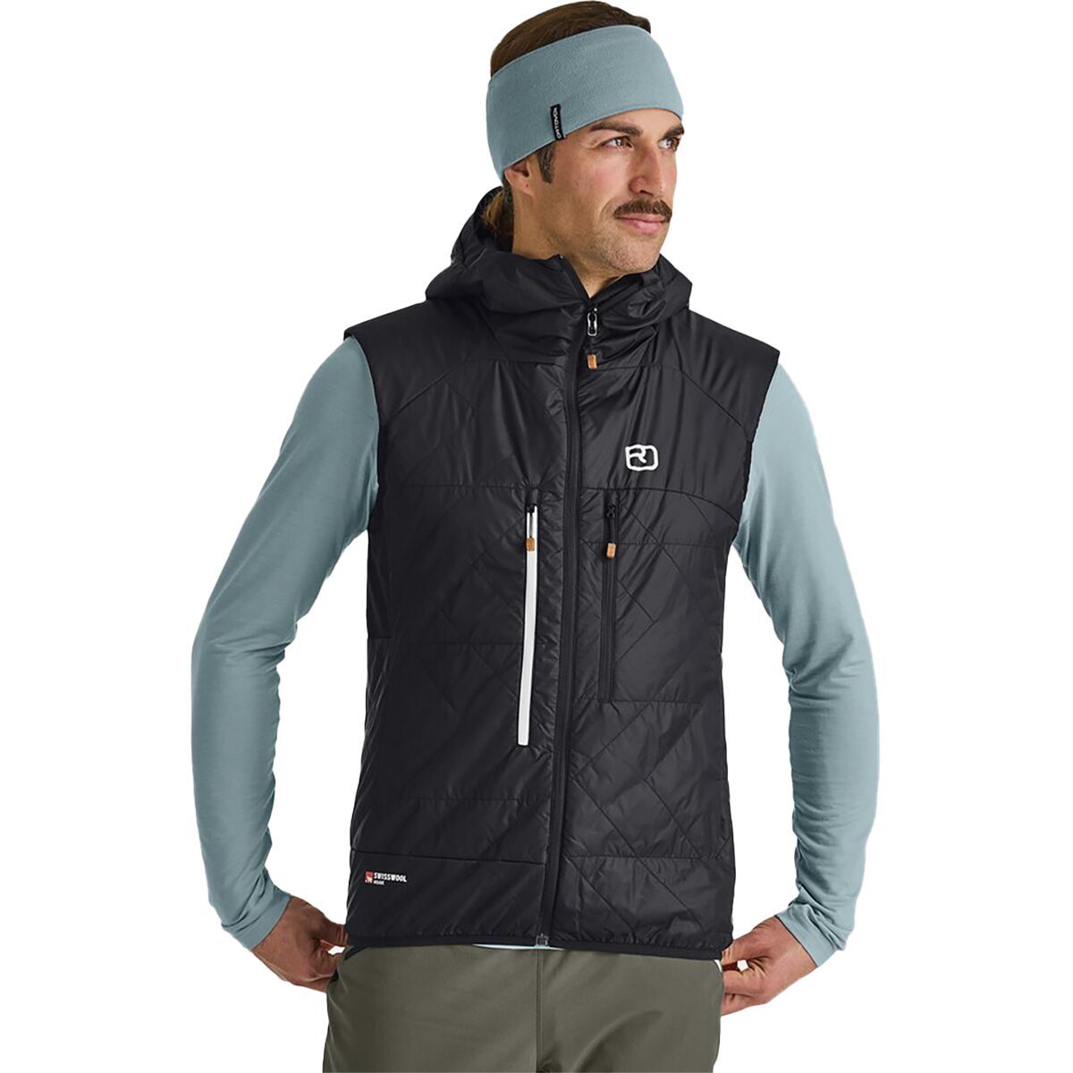 Image of Ortovox Swisswool Piz Boe Vest - Men's Black Raven, S