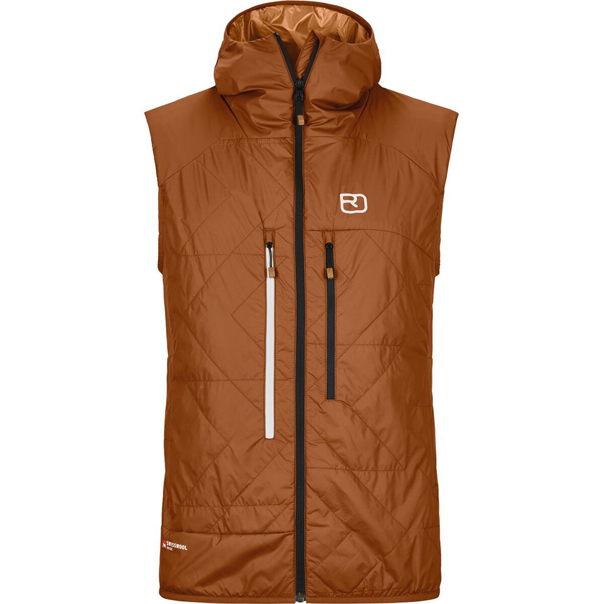 Image of Ortovox Swisswool Piz Boe Vest - Men's Bristle Brown, M