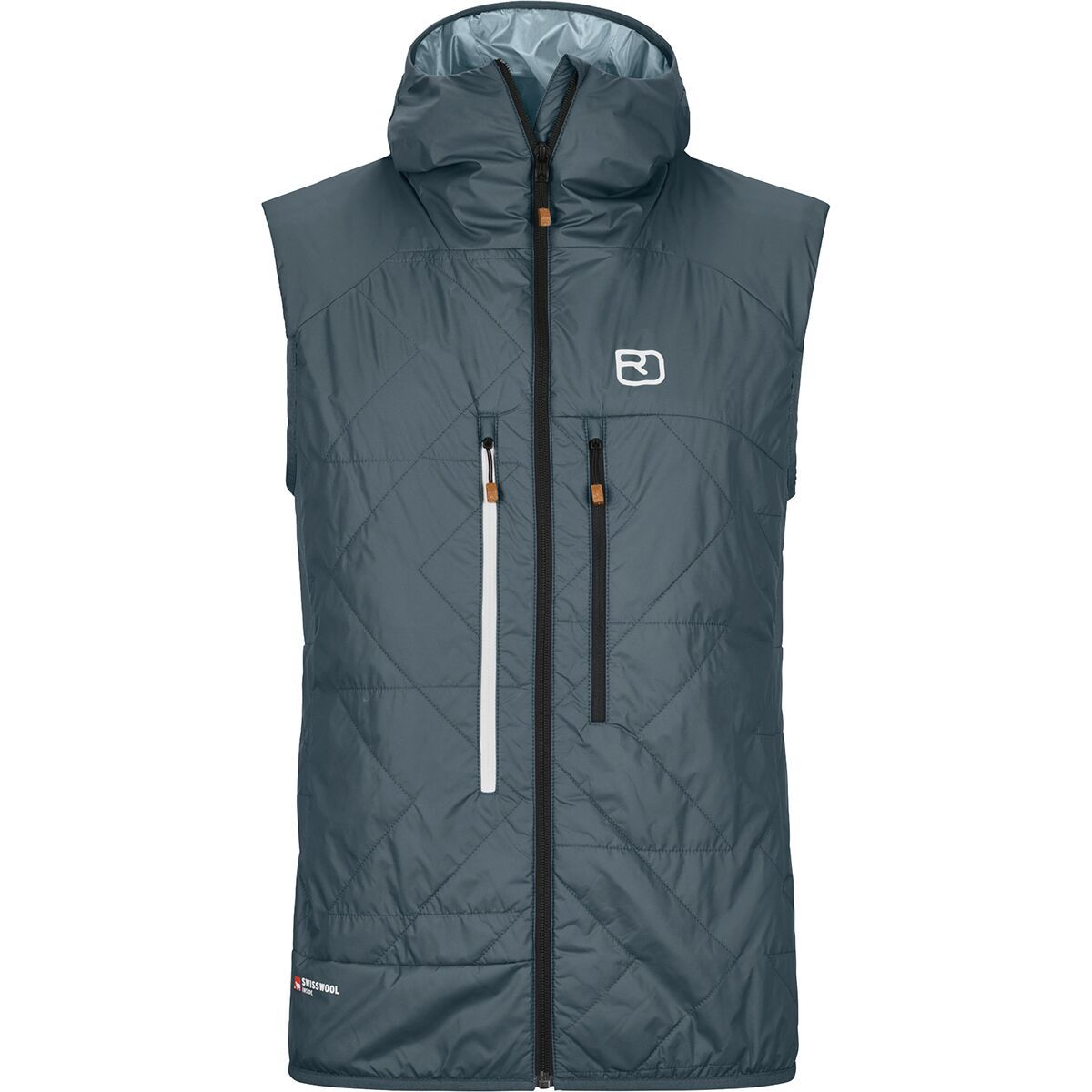 Image of Ortovox Swisswool Piz Boe Vest - Men's Dark Arctic Grey, L
