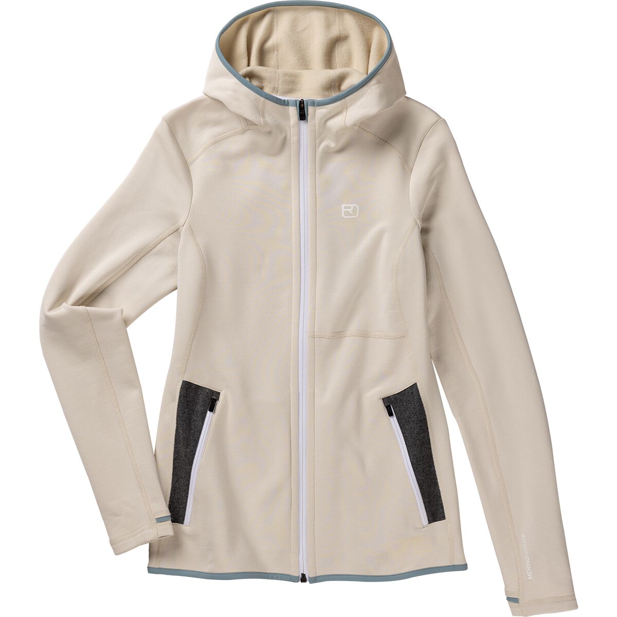 Ortovox Ortovox Fleece Hooded Jacket - Women's White Chalk, XS