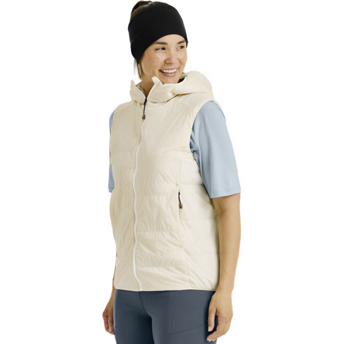 Image of Ortovox Swisswool Piz Duan Vest - Women's White Chalk, S
