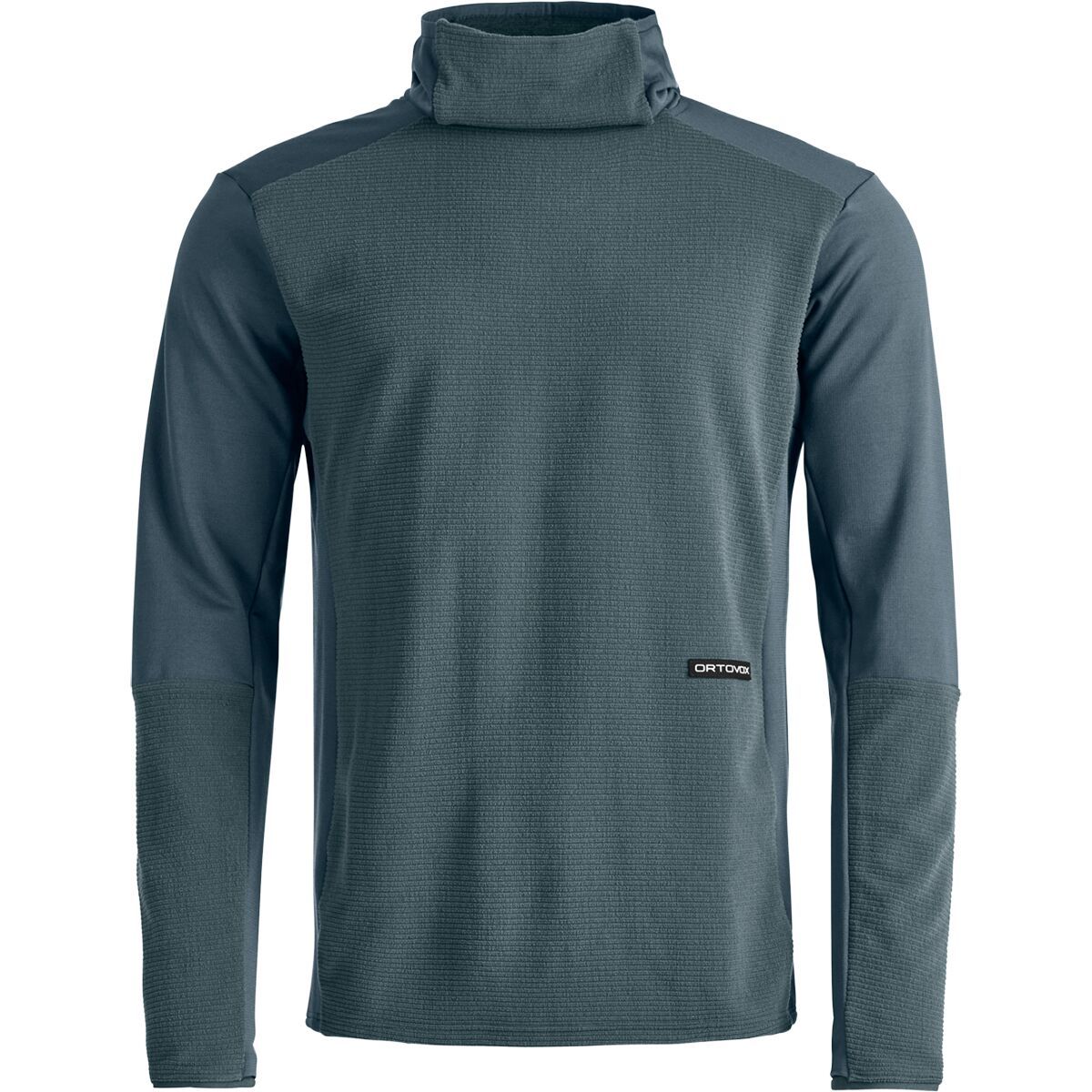Image of Ortovox Fleece Cord Hoodie - Men's Dark Arctic Grey, S