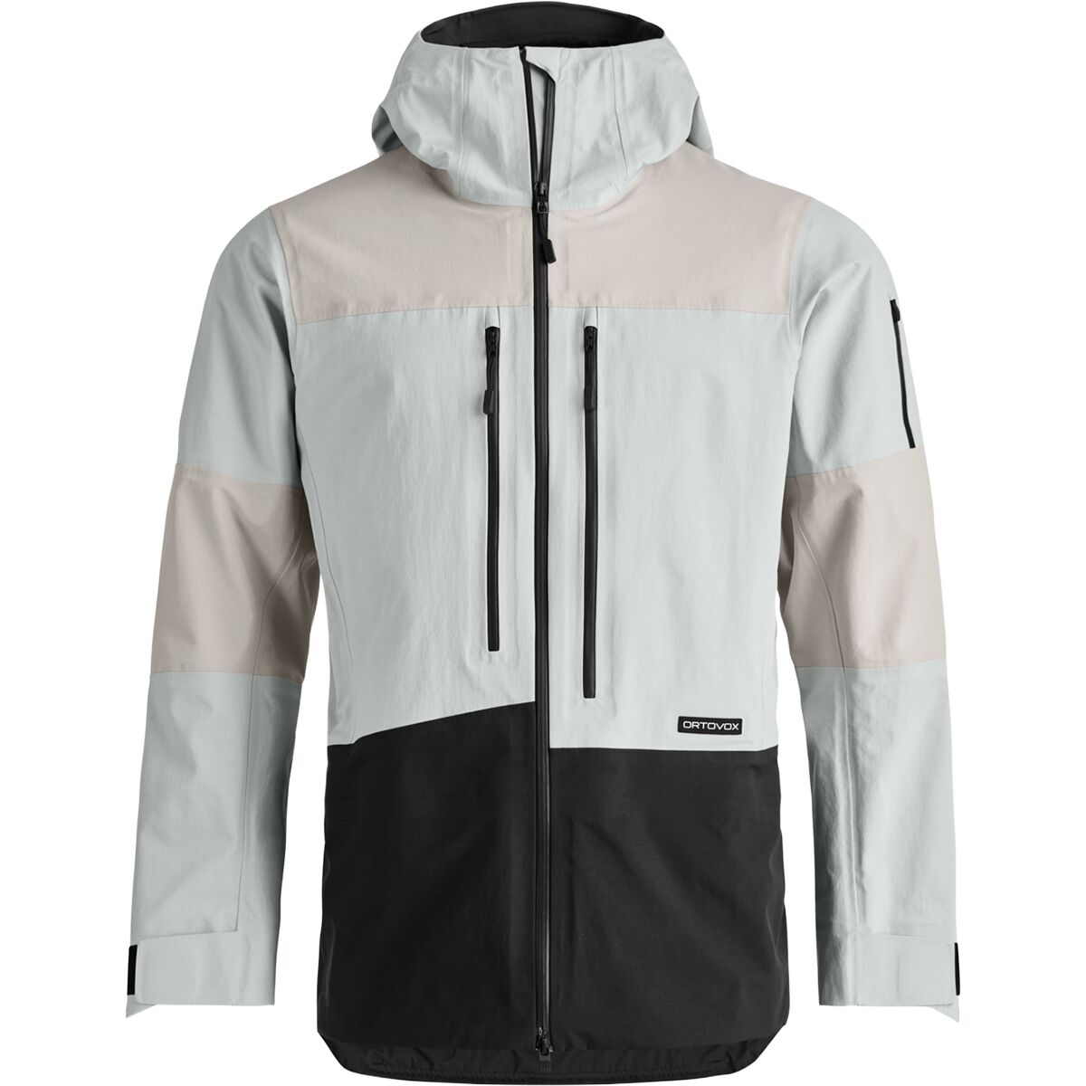 Image of Ortovox Ravine Free 3L Jacket - Men's Grey Ice, M