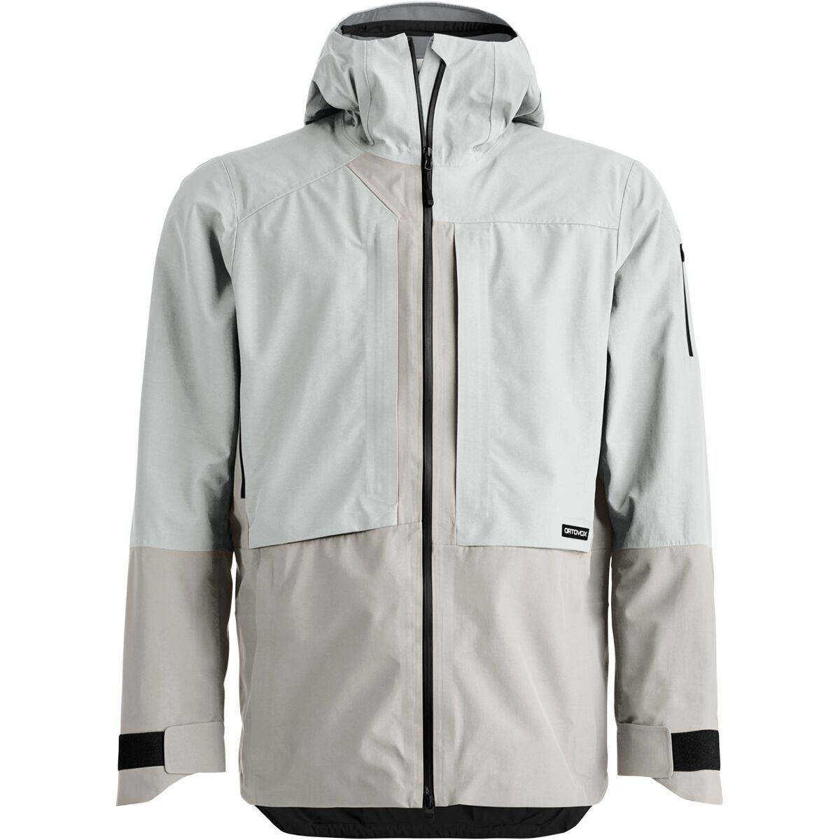 Image of Ortovox Ravine Plus 3L Jacket - Men's Grey Ice, M