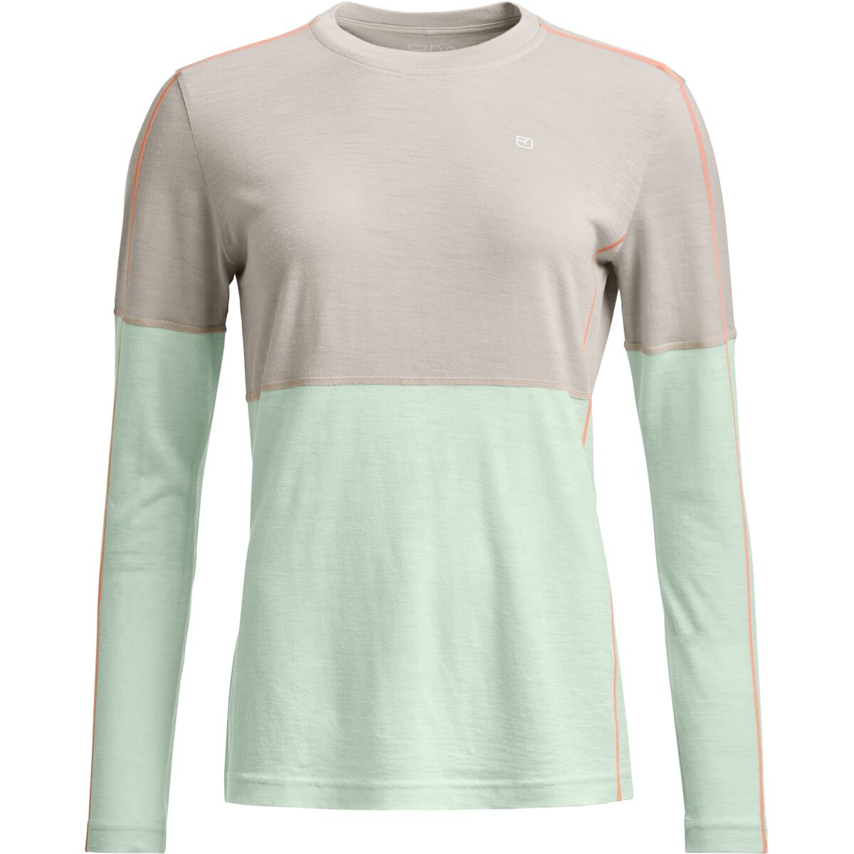 Image of Ortovox 185 Rock'N'Wool Long-Sleeve Top - Women's White Tea, L