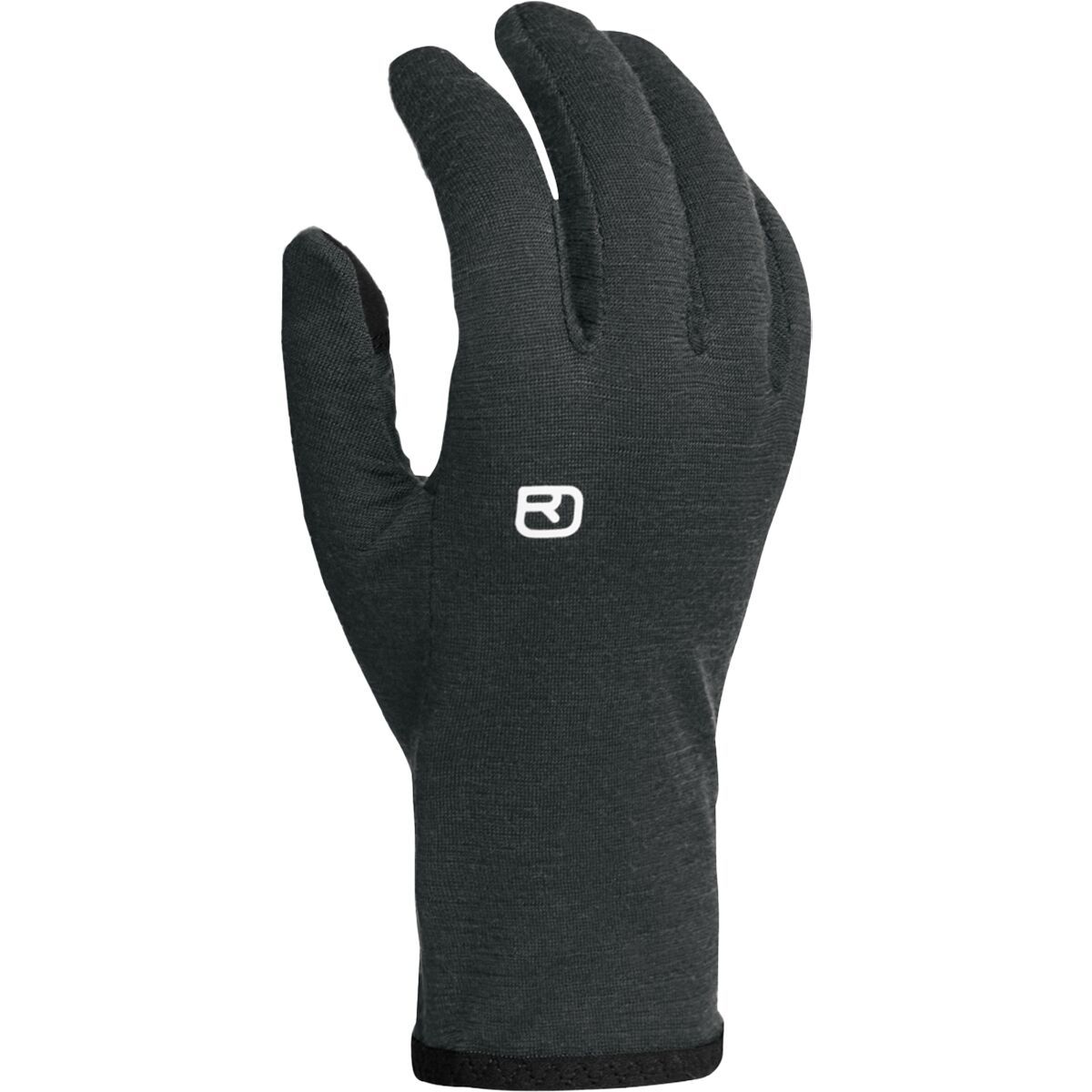 Image of Ortovox 185 Rock'N'Wool Glove Liner - Men's Black Raven, L