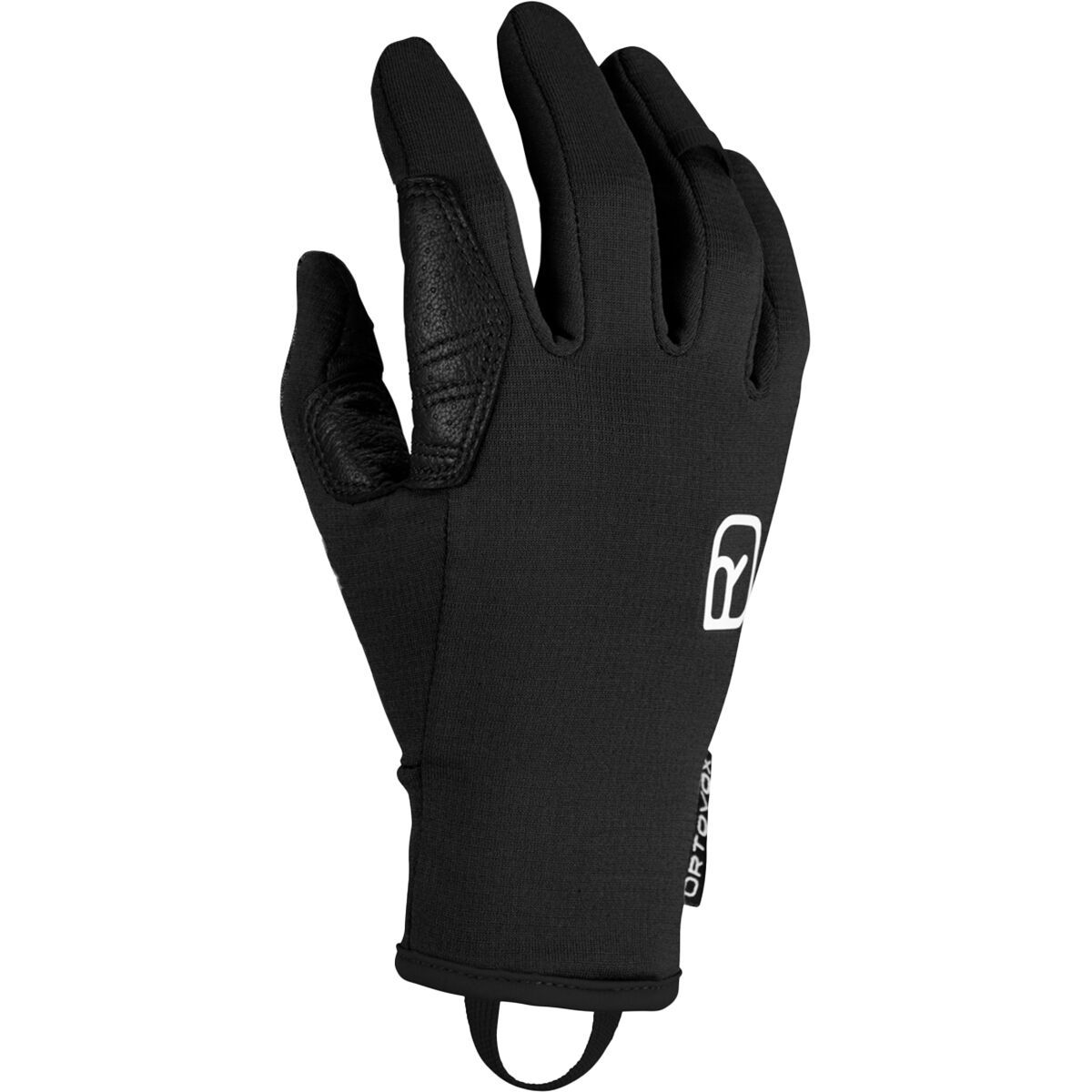 Image of Ortovox Fleece Light Glove - Men's Black Raven, M