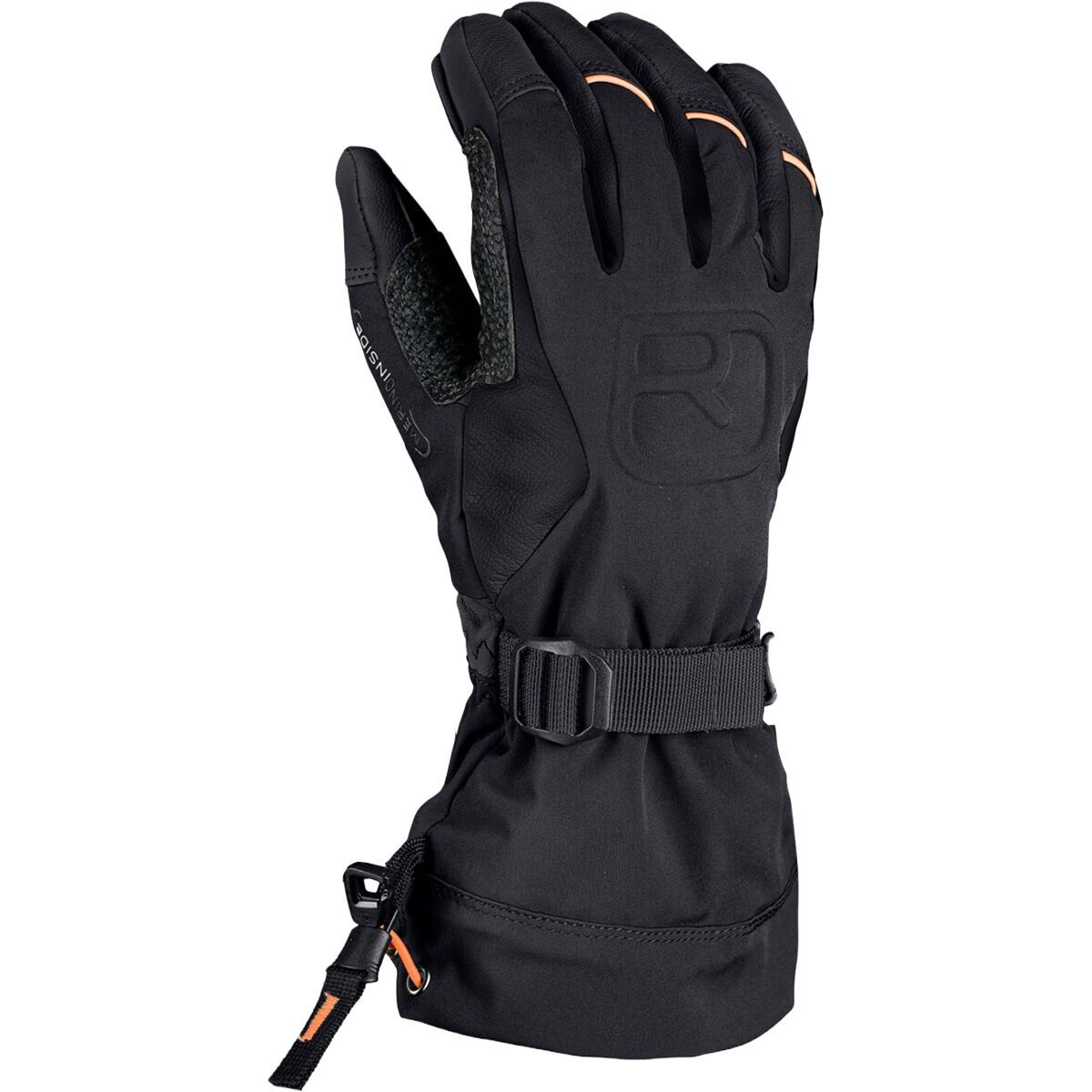 Image of Ortovox Merino Freeride Glove - Men's Black Raven, L