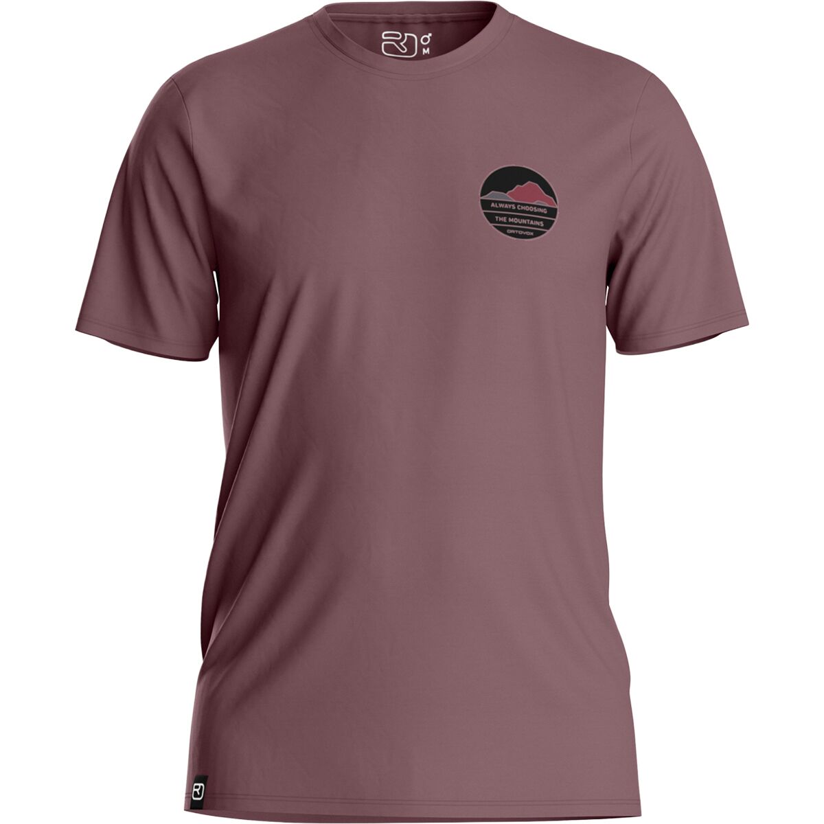 Image of Ortovox 120 Cool Tec Choose Mtn T-Shirt - Men's Chestnut, L
