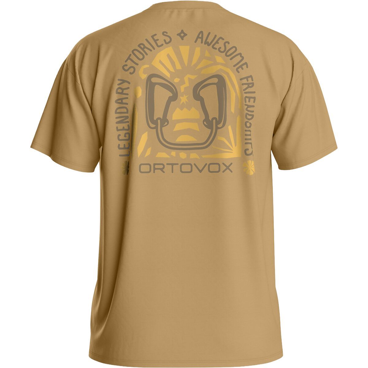 Image of Ortovox 150 Cool Climbing Vibes T-Shirt - Men's Wild Cumin, L