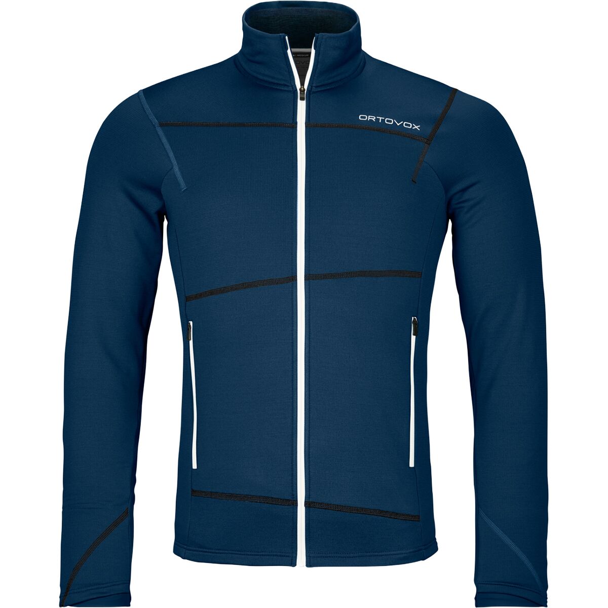 Image of Ortovox Fleece Light Jacket - Men's Deep Ocean, XL