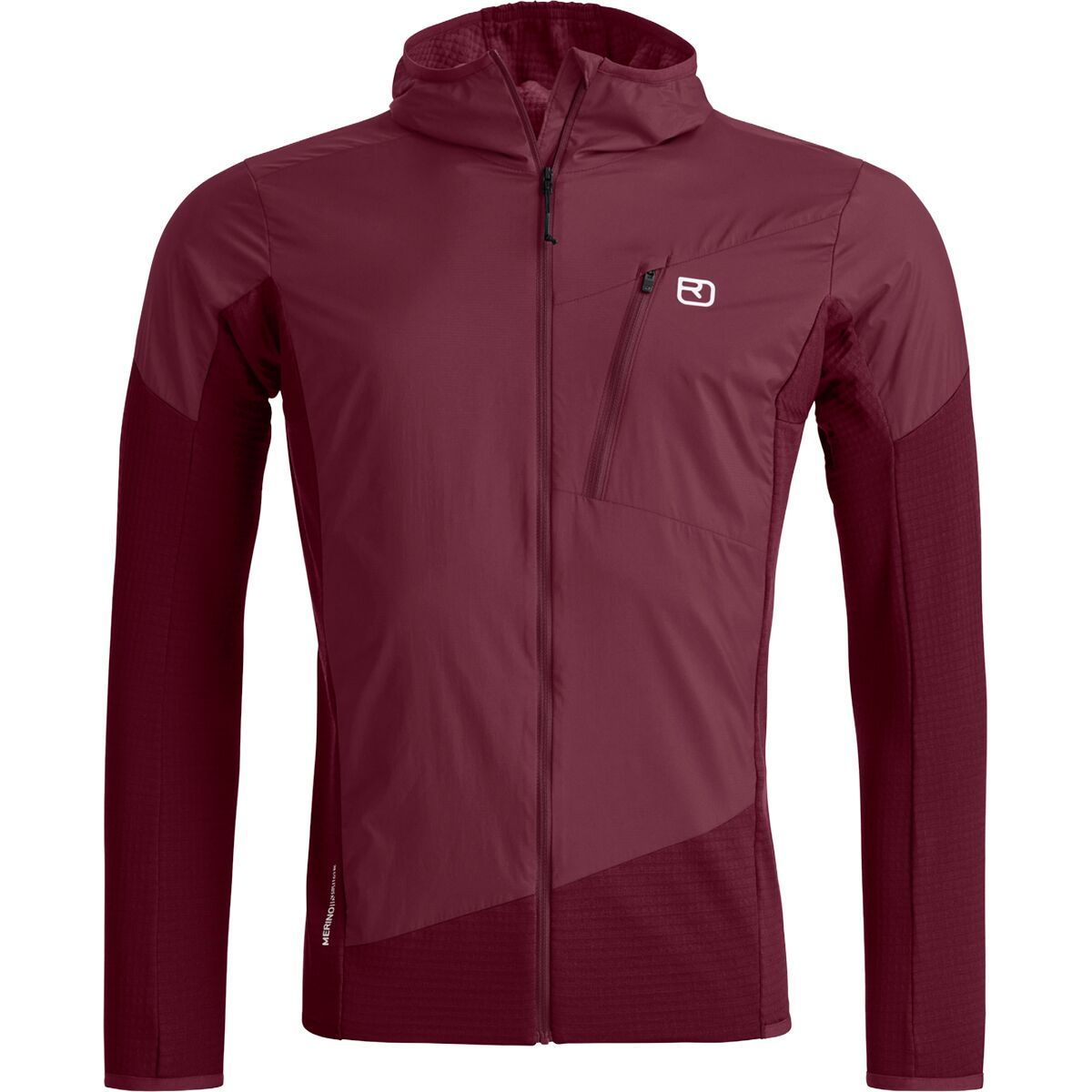 Image of Ortovox Trace Hybrid Jacket - Men's Red Malbec, L
