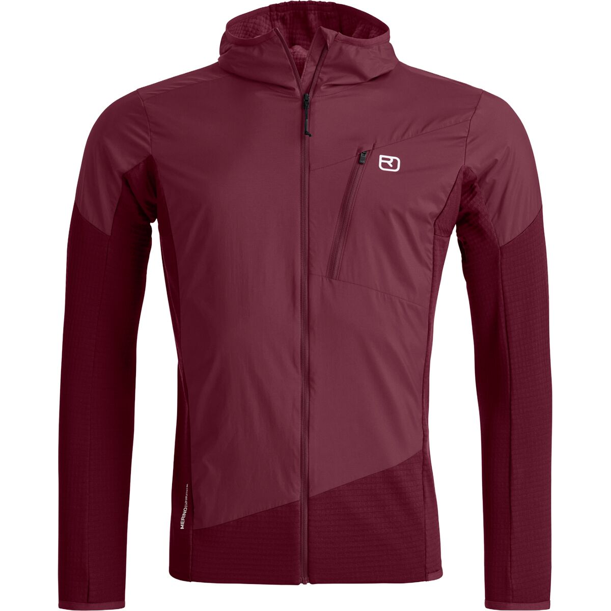 Image of Ortovox Trace Hybrid Jacket - Men's Red Malbec, L