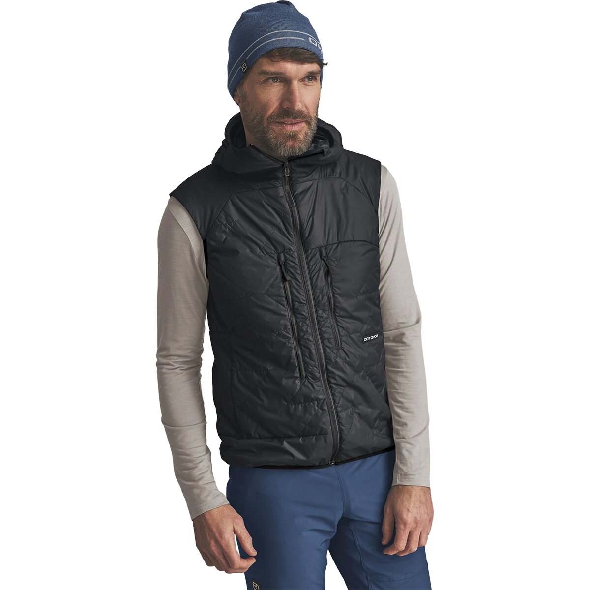 Ortovox Venet Swisswool 60 Vest - Men's Black Raven, L