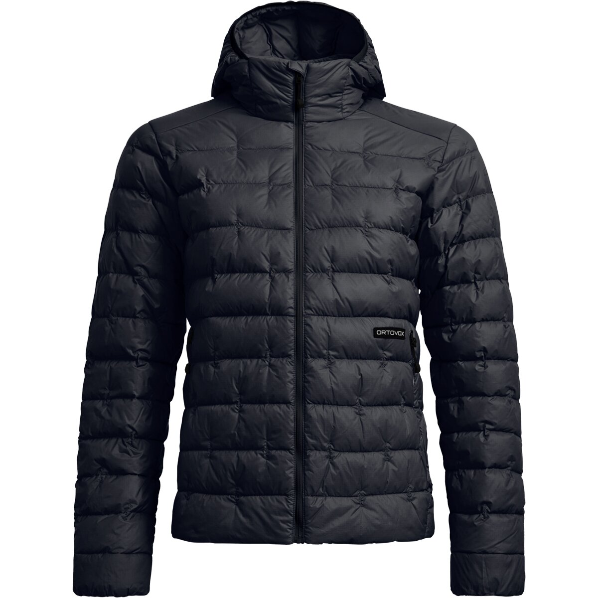 Image of Ortovox Downwool 180 Hooded Jacket - Women's Black Raven, L