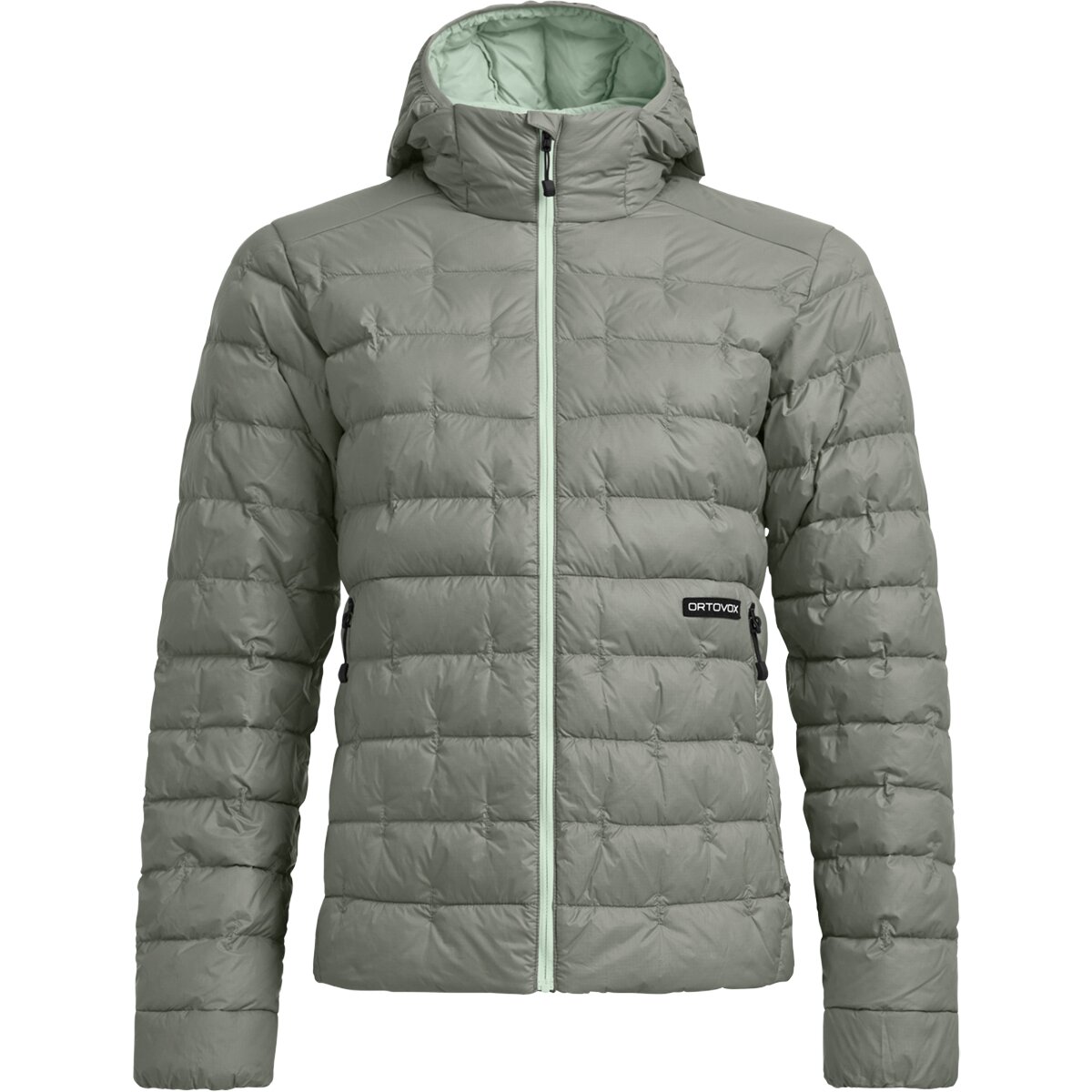 Image of Ortovox Downwool 180 Hooded Jacket - Women's Green Sage, M