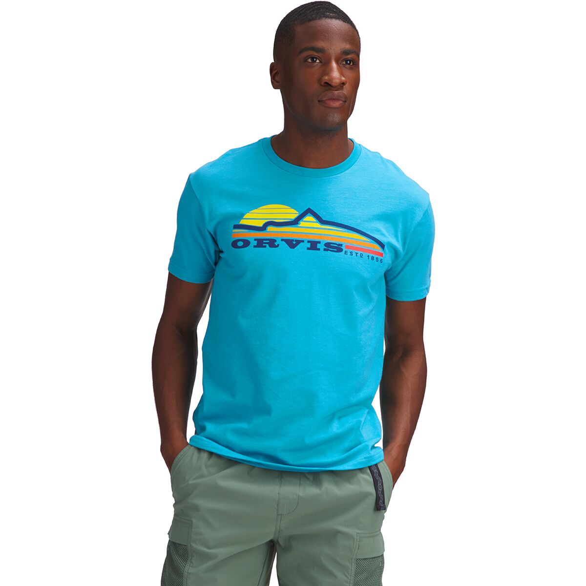Orvis, Shirts, Orvis Flag T Shirt Fishing Logo M