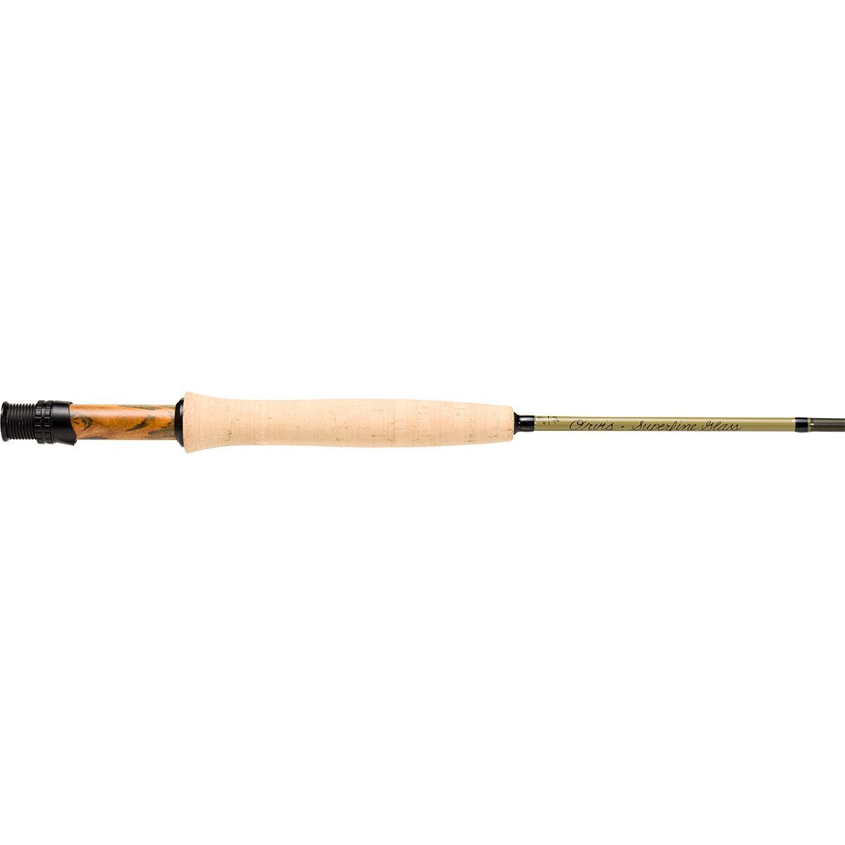 Image of Orvis Superfine Glass Fly Rod Matte Olive, 3 Weight, 7ft 6in