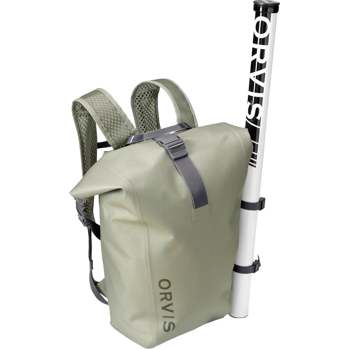Image of Orvis Pro Waterproof Roll Top Backpack Cloud Burst, One Size
