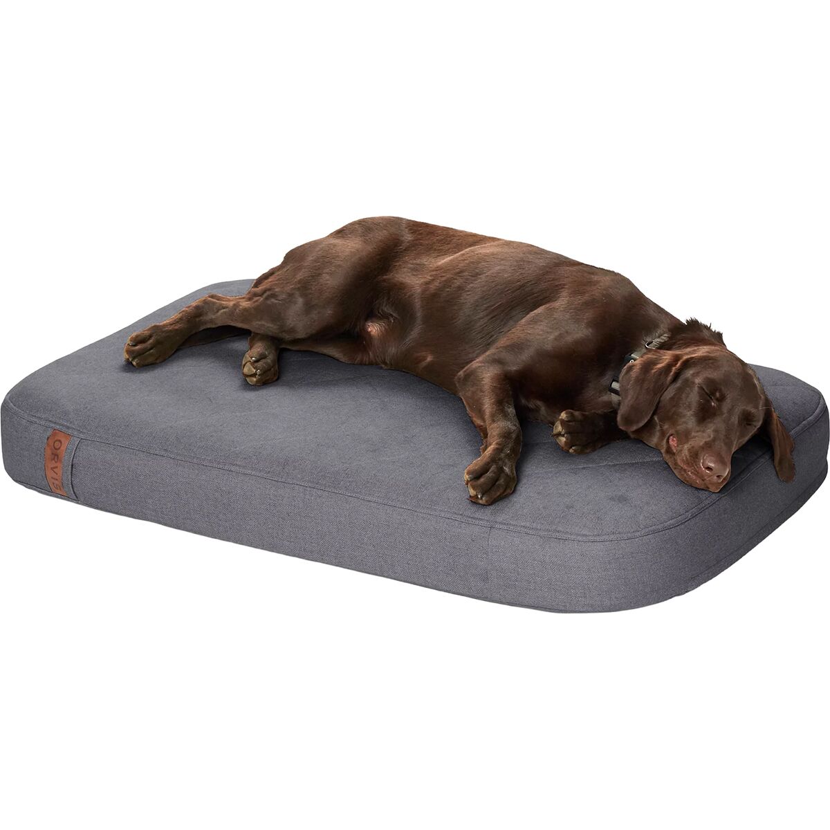 Image of Orvis Recoveryzone Tough Chew Lounger Bed Slate, L