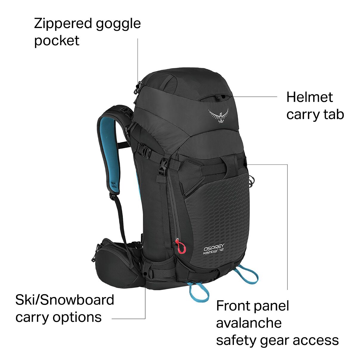Osprey Packs Kamber 42L Backpack Ski