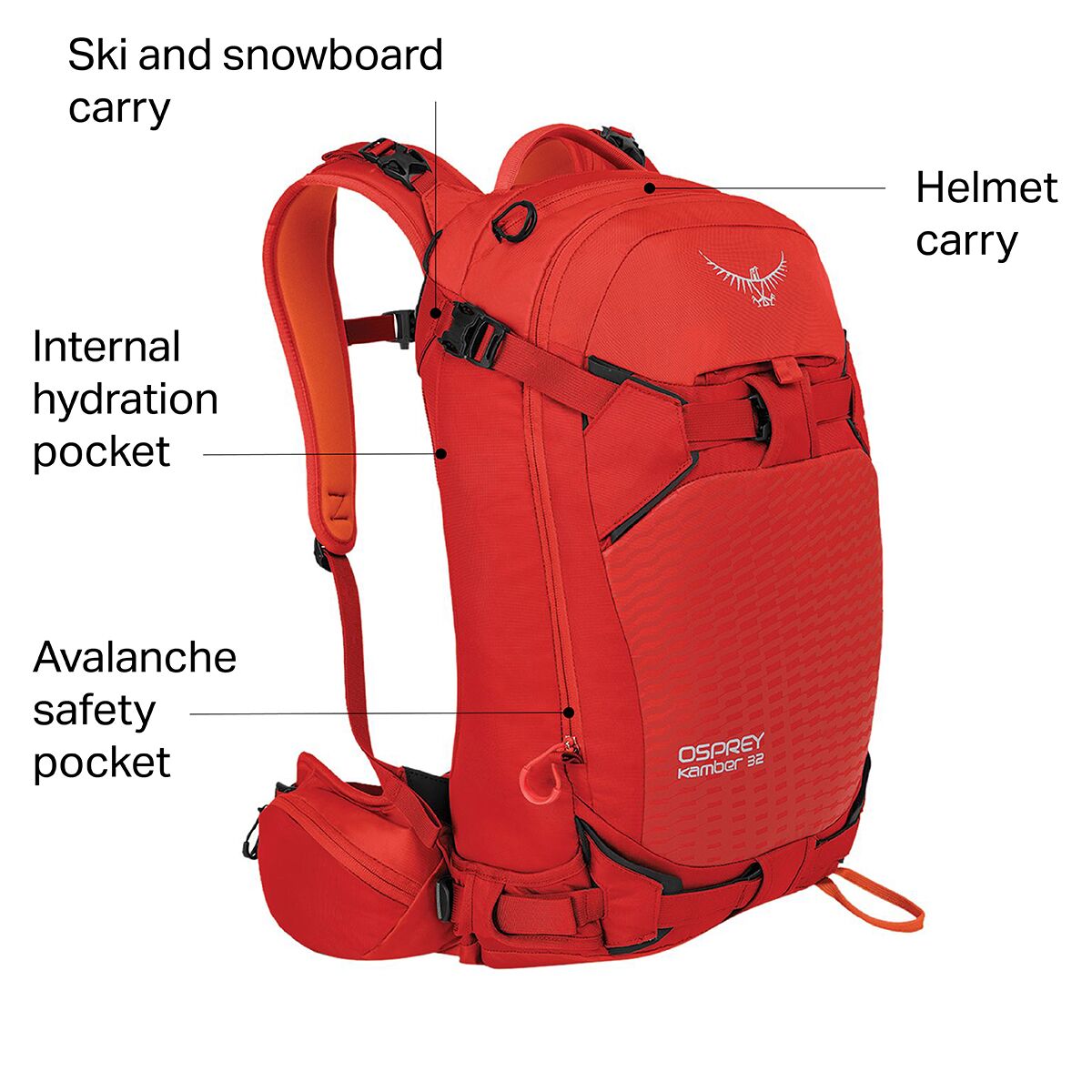 Osprey Kamber 22 Mens Ski Pack Osprey Kamber 22 Mens Ski Pack