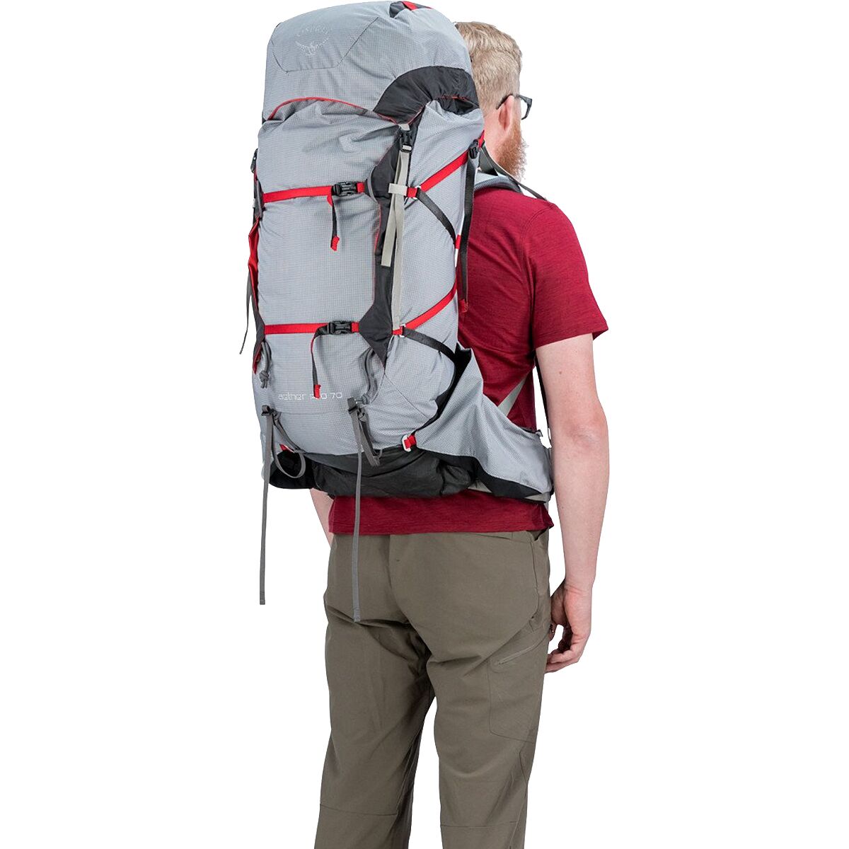 Gehuurd Trekker tetraëder Osprey Packs Aether Pro 70L Backpack - Hike & Camp