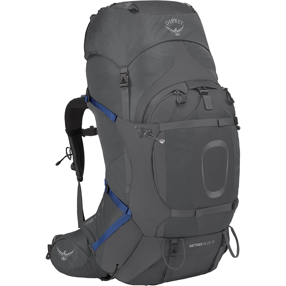 Image of Osprey Packs Aether Plus 70L Backpack Eclipse Grey, L/XL
