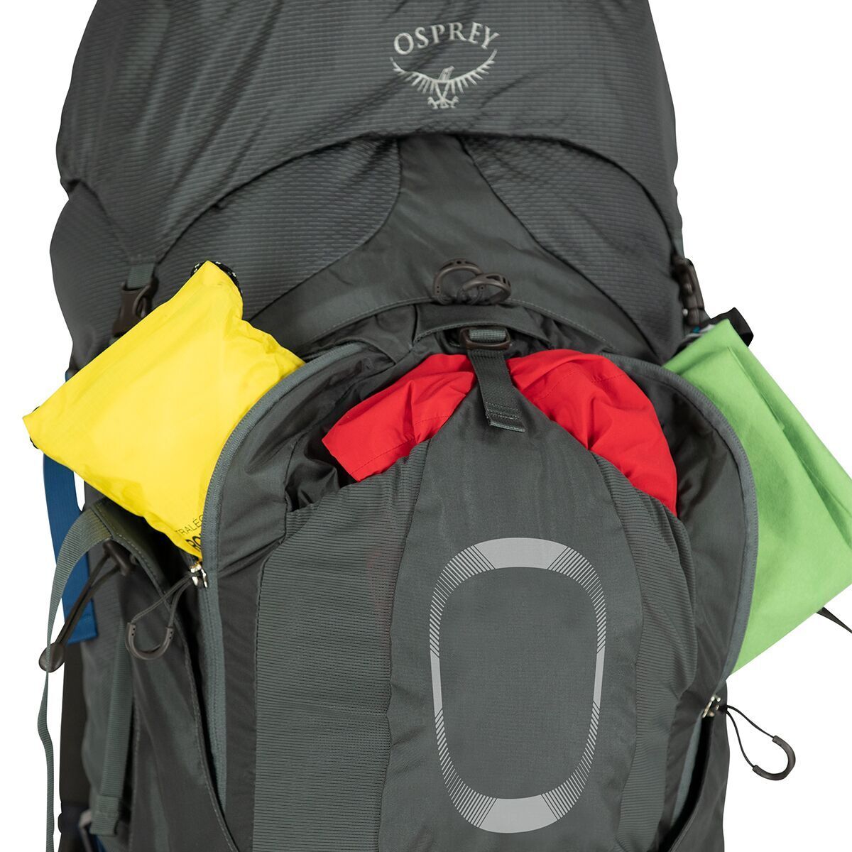 Osprey Aether Plus 70L Men's Backpacking Backpack Eclipse Grey S/M for sale  online | eBay