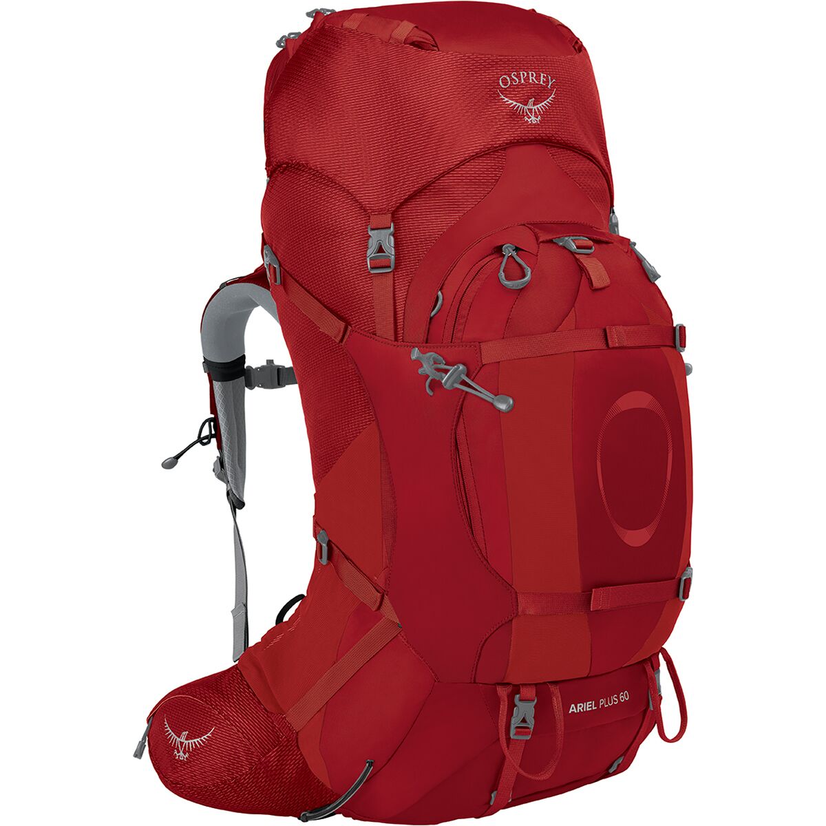 Image of Osprey Packs Ariel Plus 60L Backpack - Women's Carnelian Red, M/L