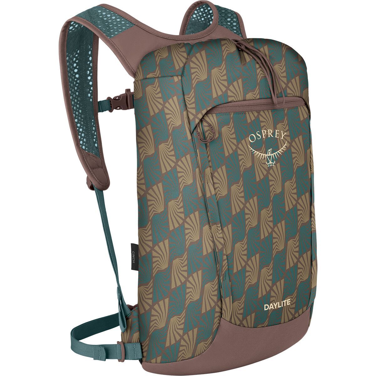 Osprey Packs Daylite 15L Cinch Pack Kazuma Print/Magma Brown