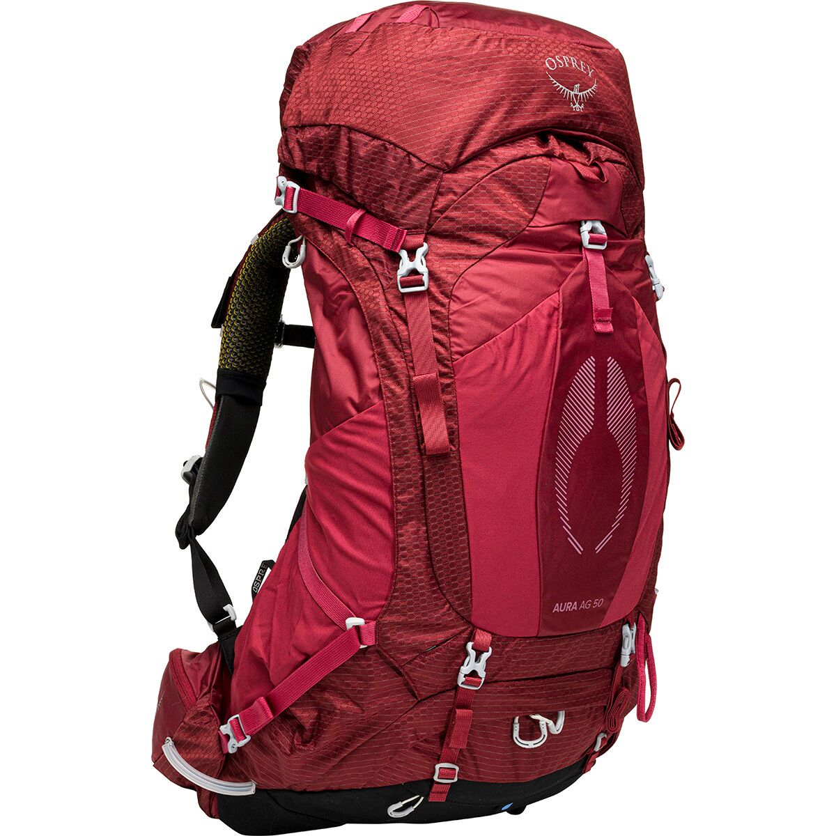 binnen Pracht ik lees een boek Osprey Packs Aura AG 50L Backpack - Women's - Hike & Camp