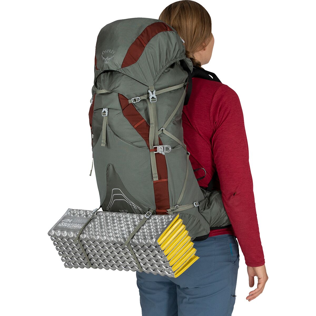 osprey 70l bag Aether 70 Pack – Gregory Kiro 20 Rc and hip belt straps AV-5-0125 Color:Porcelain Green/TNF Black