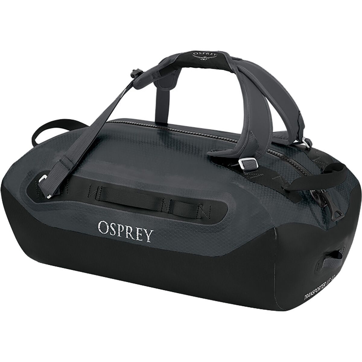 Osprey Packs Transporter Waterproof 40L Duffel Bag Tunnel Vision Grey