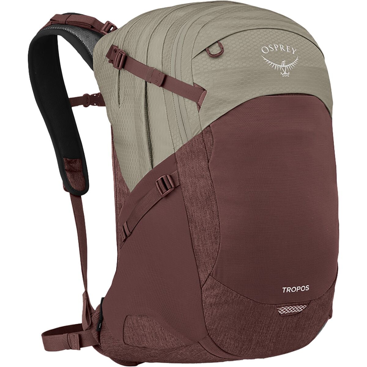 Image of Osprey Packs Tropos 32L Backpack Sawdust Tan/Raisin Red, One Size
