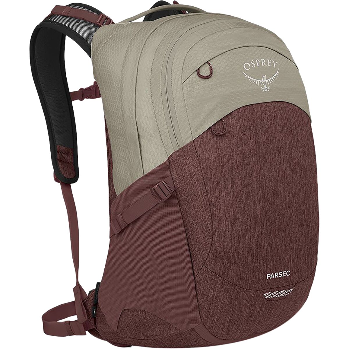 Image of Osprey Packs Parsec 26L Backpack Sawdust Tan/Raisin Red, One Size