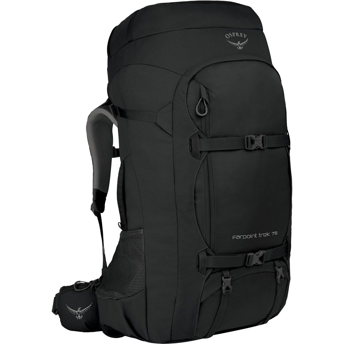 Image of Osprey Packs Farpoint Trek 75L Travel Pack Black, One Size
