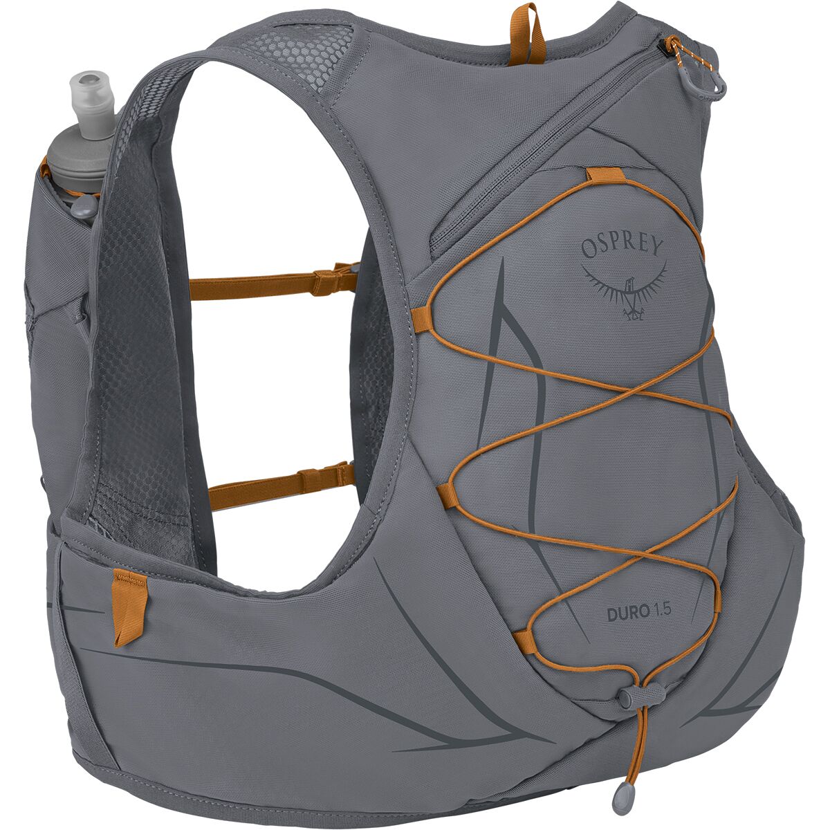 Image of Osprey Packs Duro 1.5L Hydration Backpack Phantom Grey/Toffee Orange, S