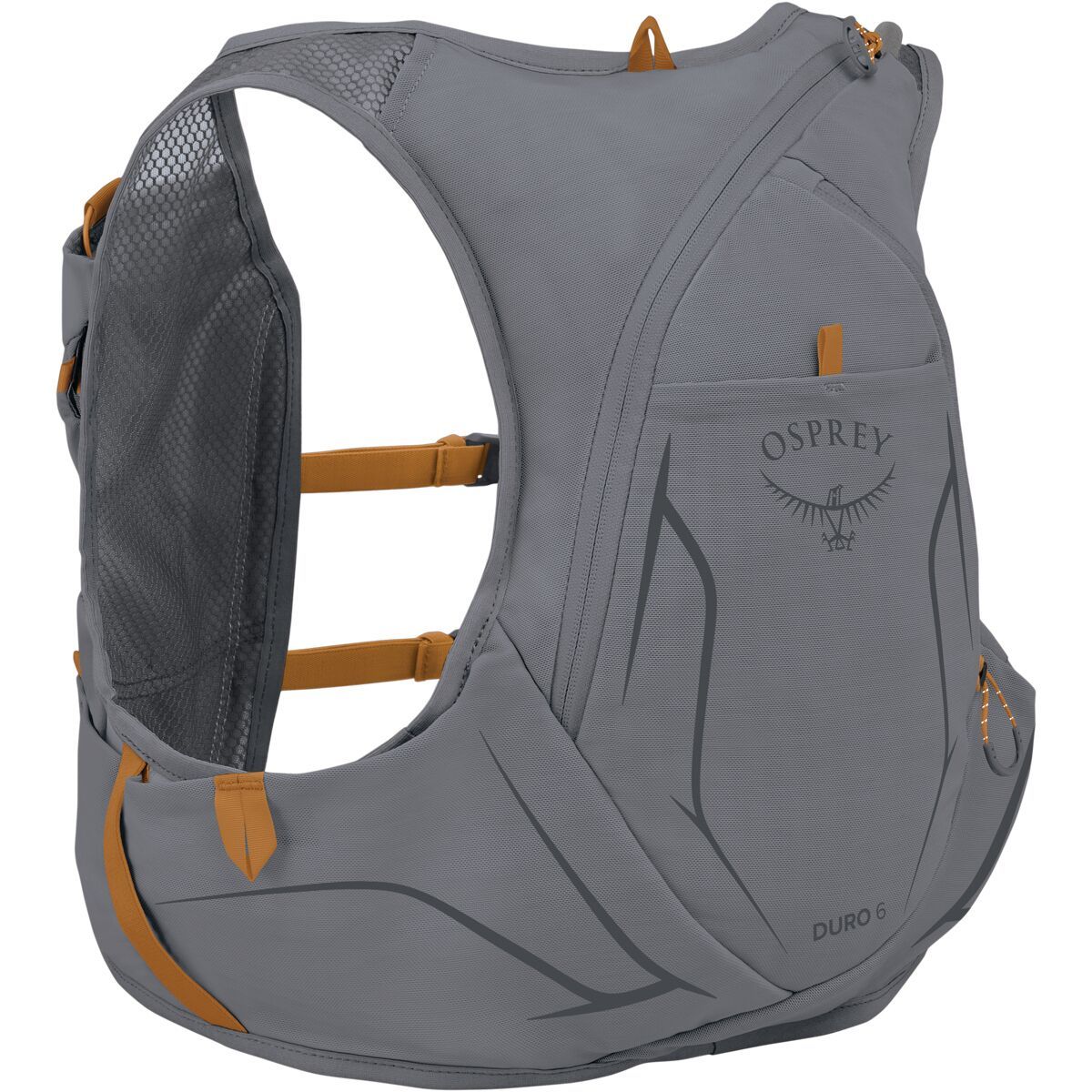 Image of Osprey Packs Duro 6L Hydration Backpack Phantom Grey/Toffee Orange, S