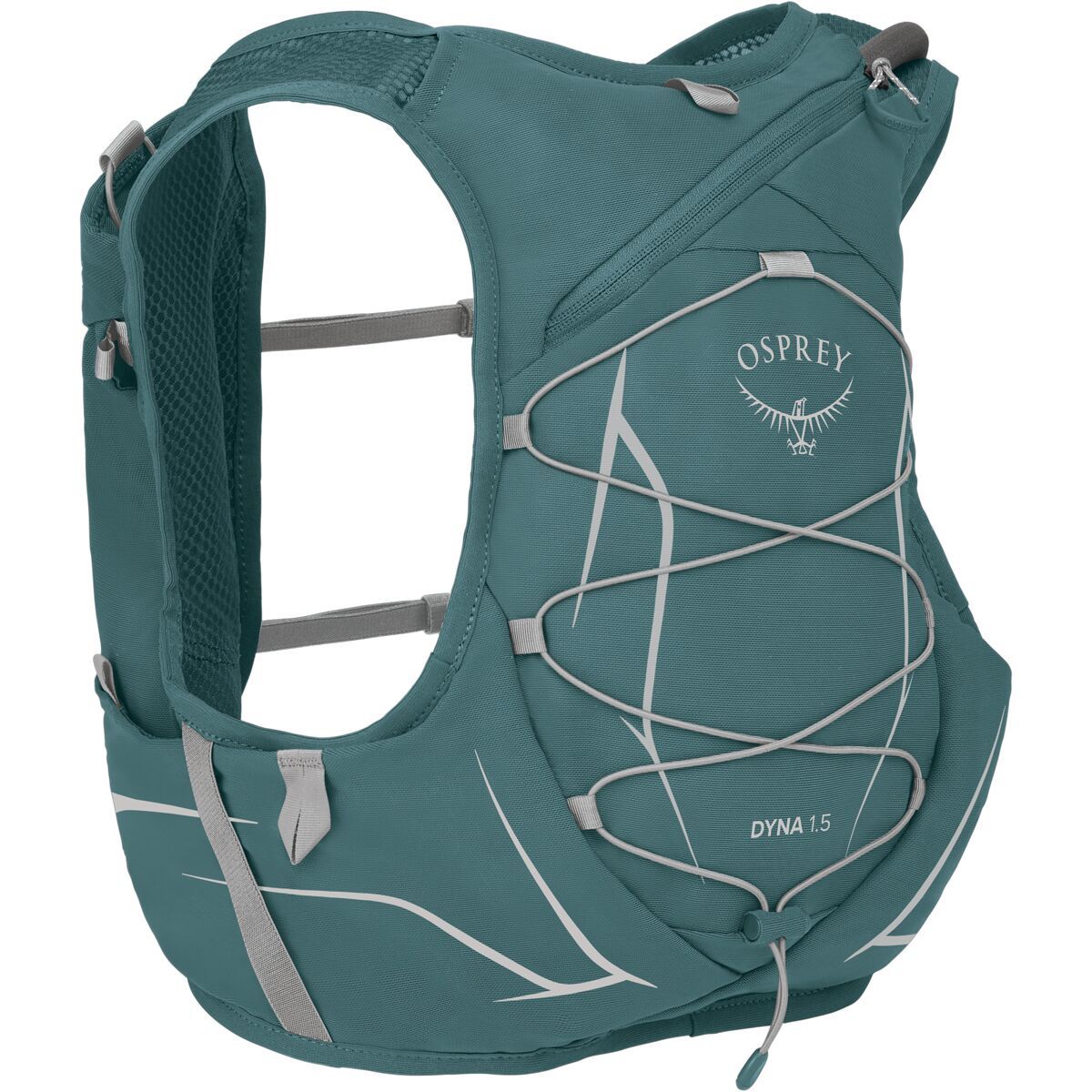 Image of Osprey Packs Dyna 1.5L Hydration Backpack - Women's Cascade Blue/Silver Lining, S