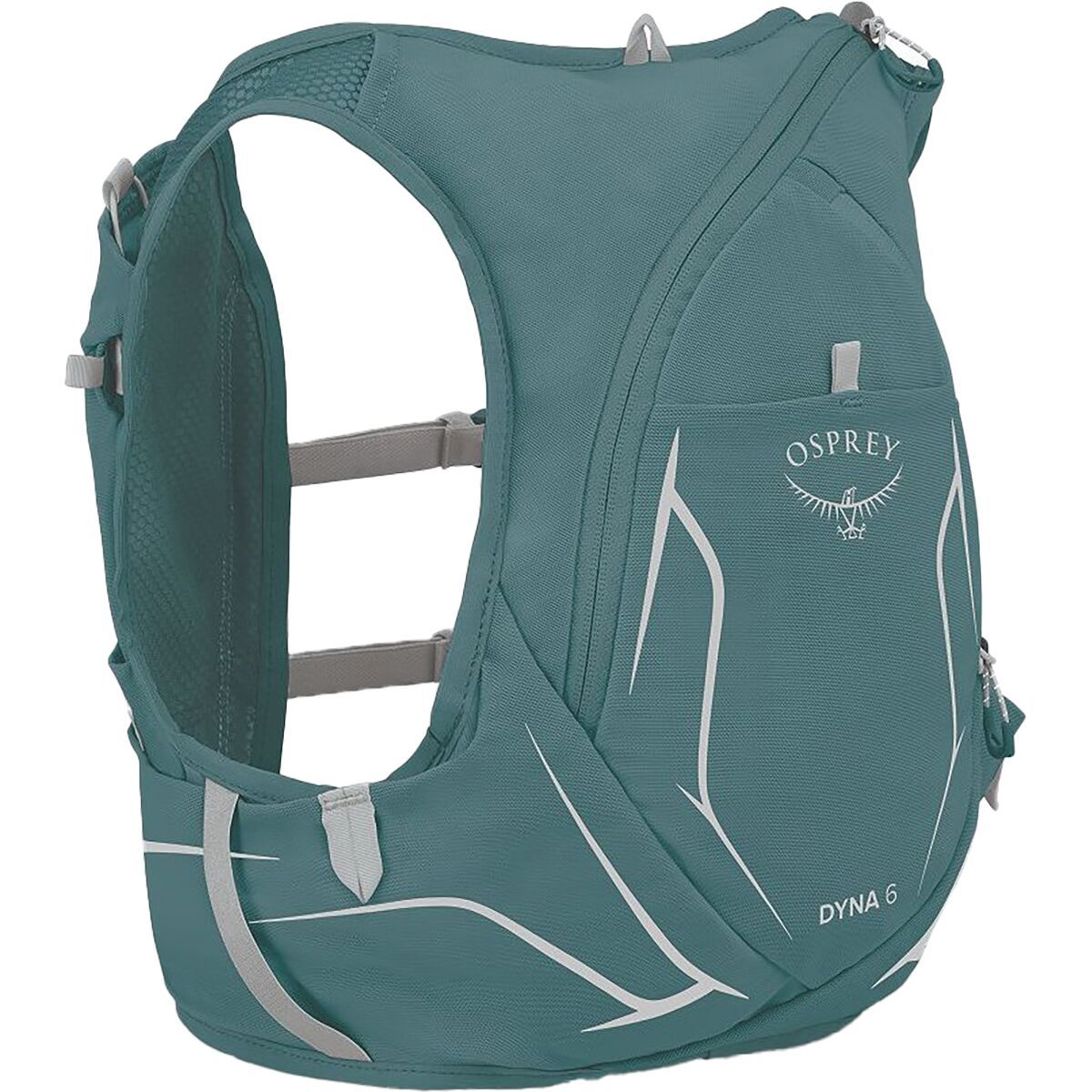 Image of Osprey Packs Dyna 6L Hydration Backpack - Women's Cascade Blue/Silver Lining, L