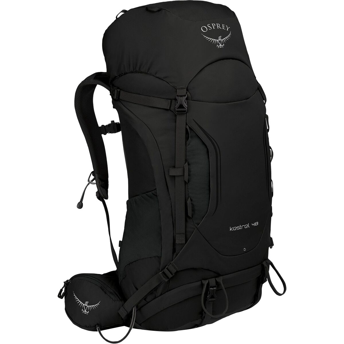 Image of Osprey Packs Kestrel 48L Backpack Black, L/XL