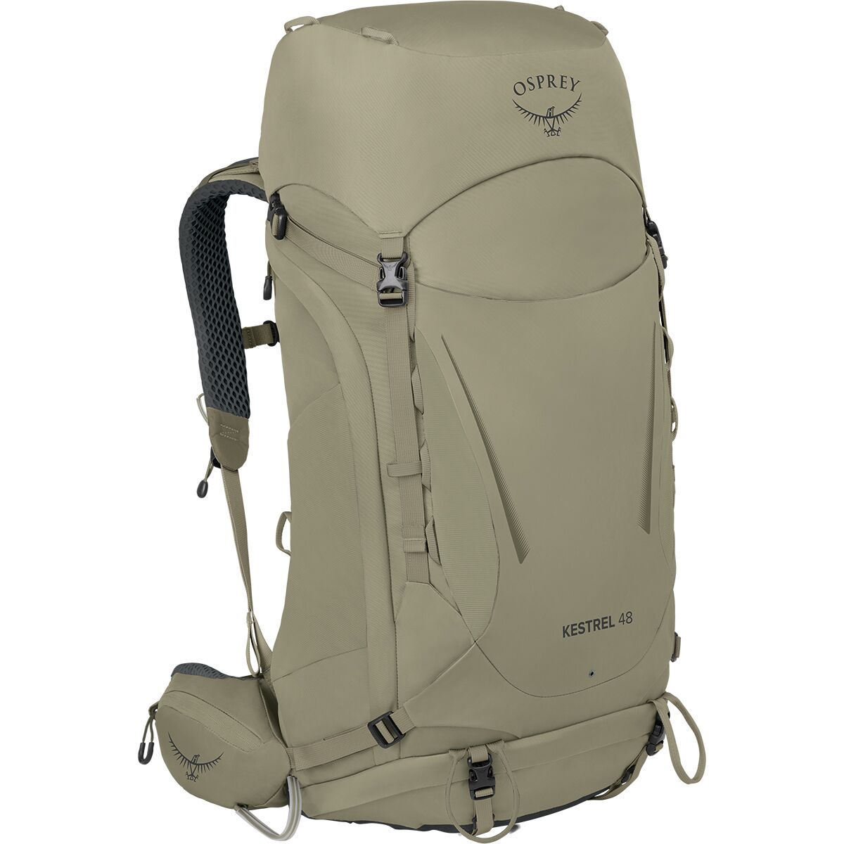 Image of Osprey Packs Kestrel 48L Backpack Olive Tan, S/M